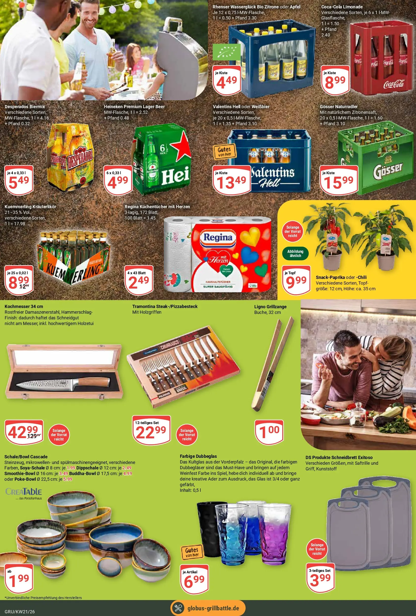 Globus Prospekt Grünstadt	 (ab 17.05.2026) » Angebote online | Seite: 25 | Produkte: Finish, Heineken, Kuemmerling, Chili