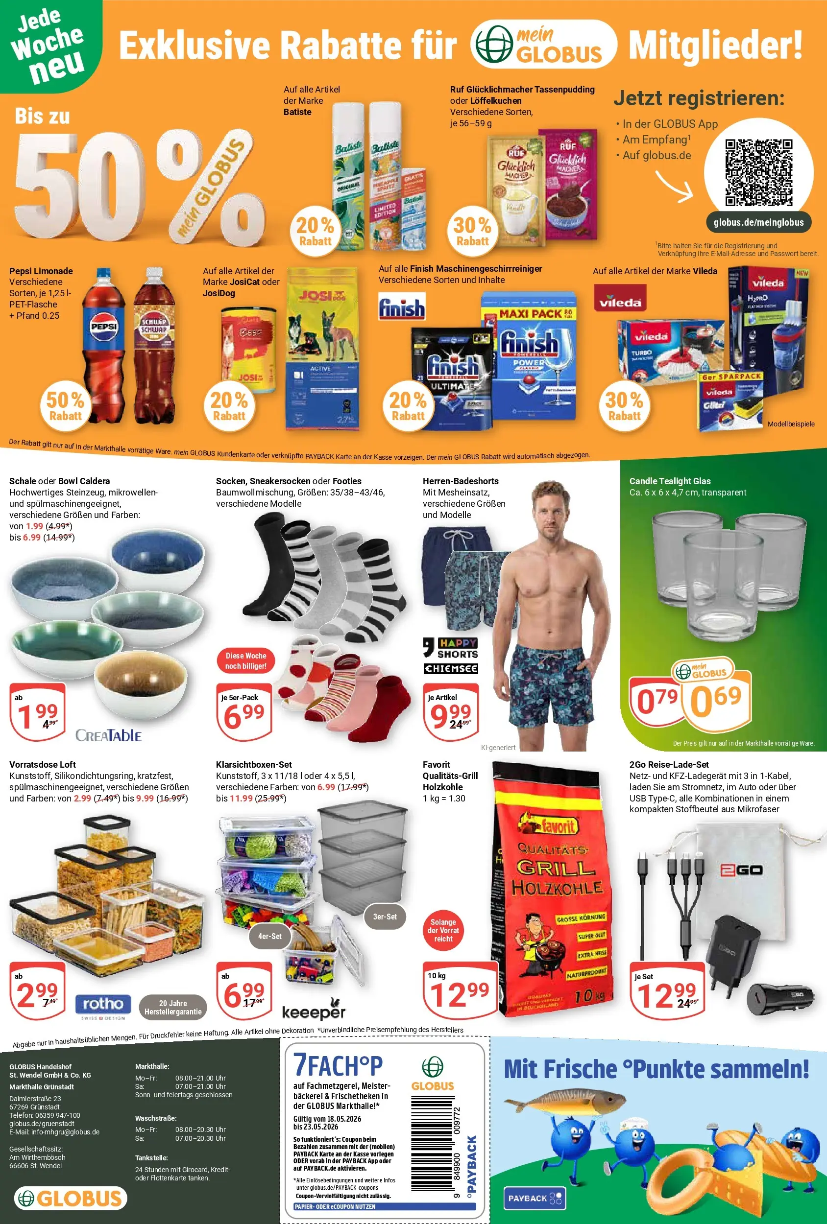 Globus Prospekt Grünstadt	 (ab 17.05.2026) » Angebote online | Seite: 30 | Produkte: Finish, Pepsi, Telefon, Uhr