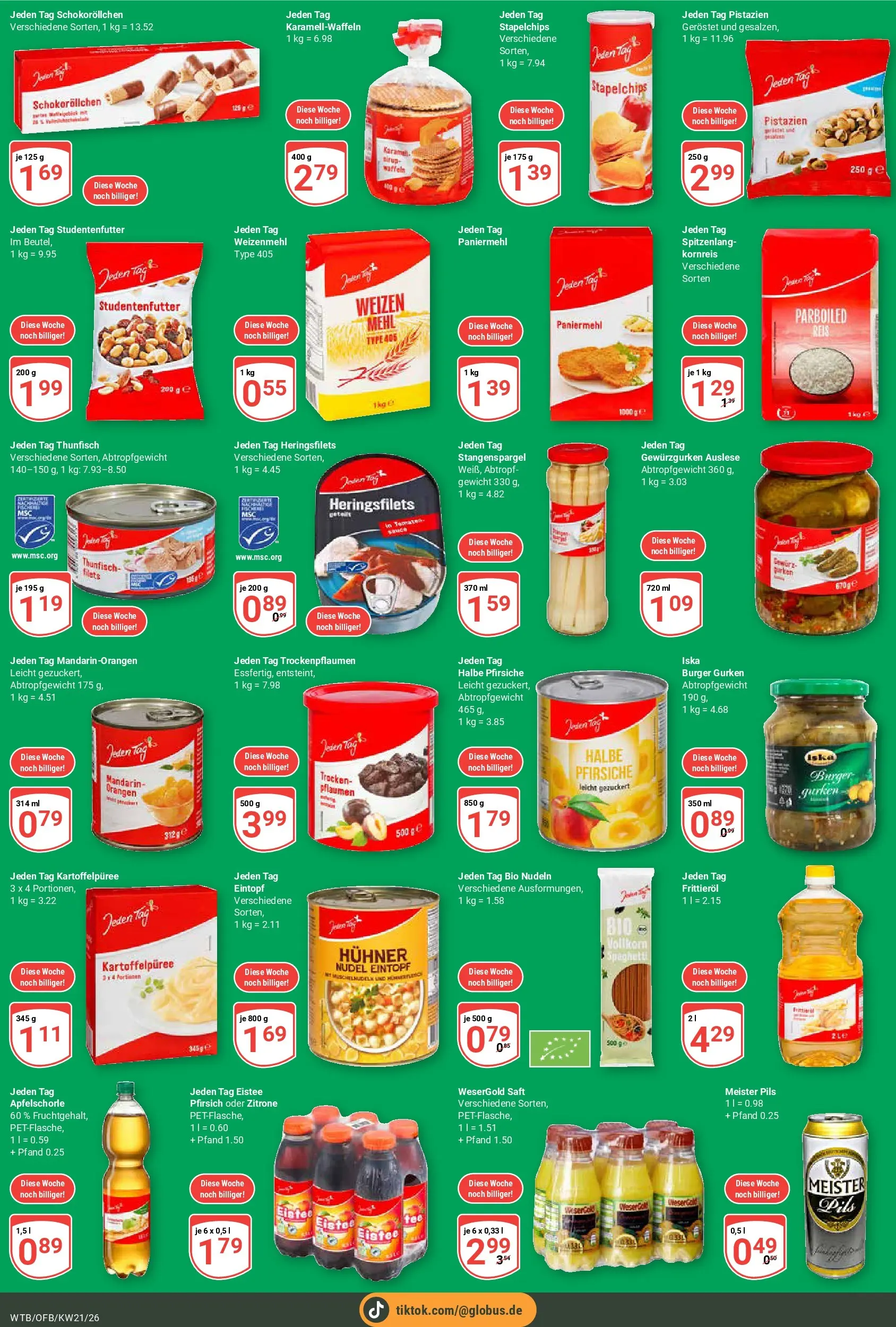 Globus Prospekt Wächtersbach	 (ab 17.05.2026) » Angebote online | Seite: 5 | Produkte: Thunfisch, Burger, Saft, Nudeln