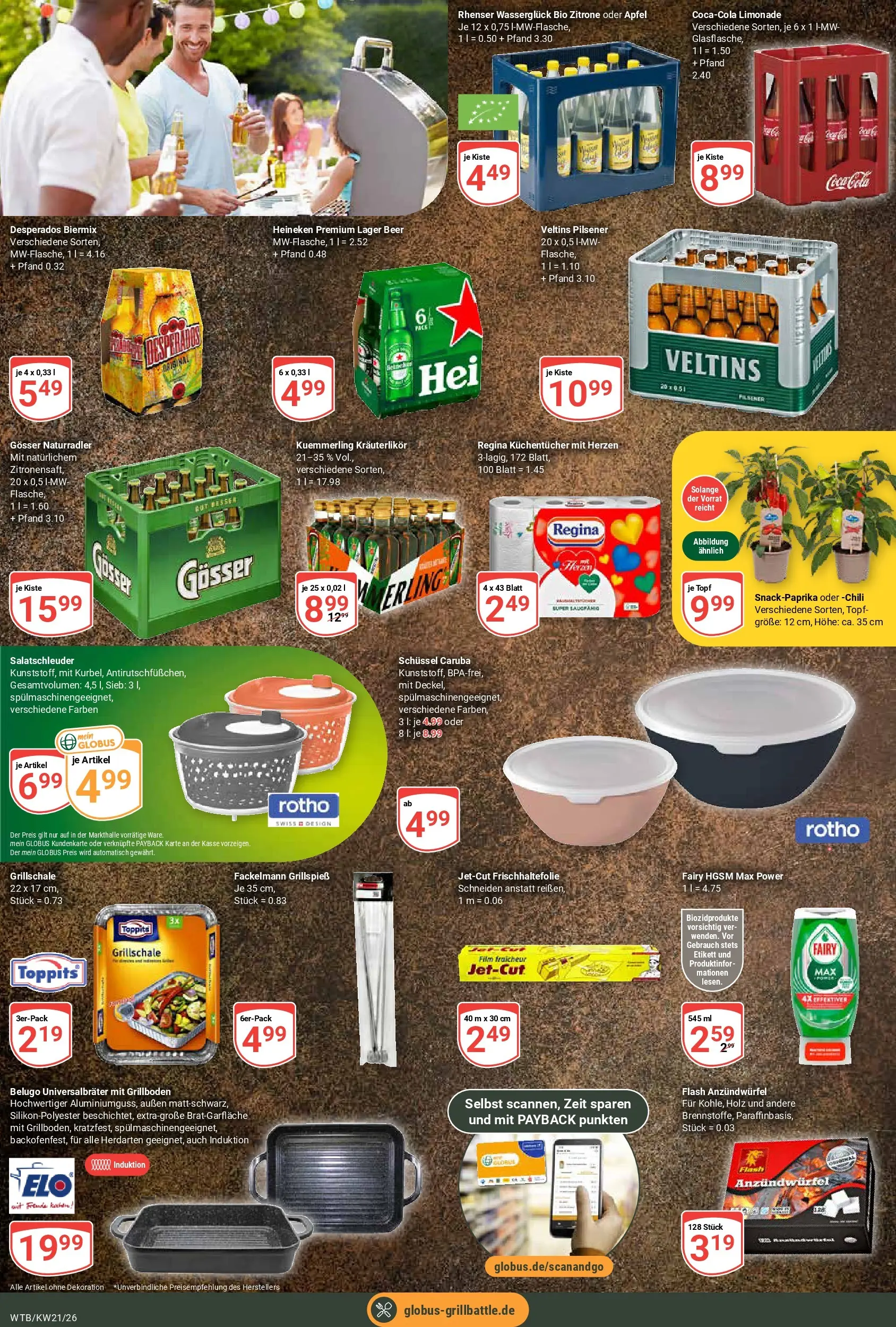 Globus Prospekt Wächtersbach	 (ab 17.05.2026) » Angebote online | Seite: 22 | Produkte: Coca cola, Cola, Desperados, Veltins