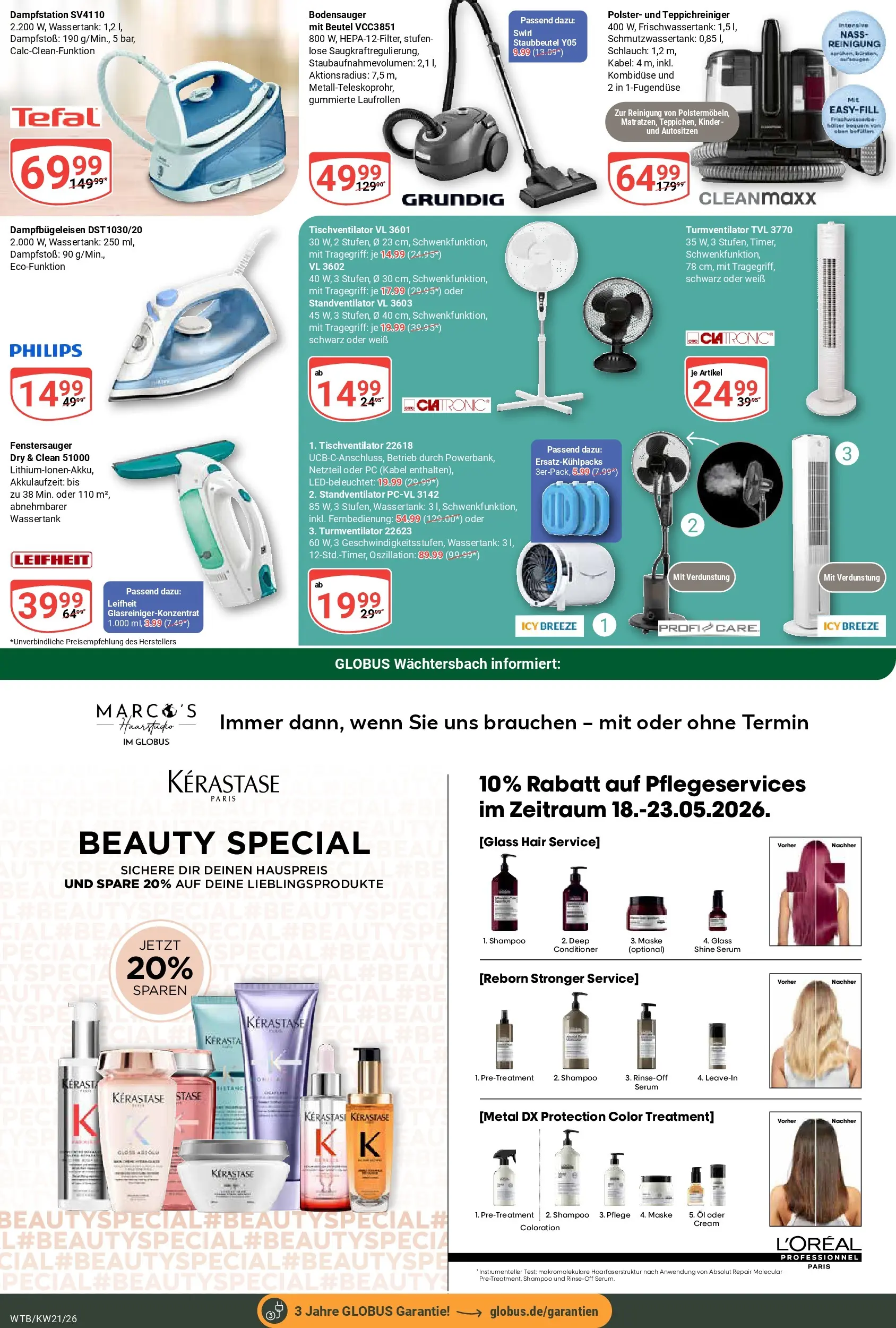 Globus Prospekt Wächtersbach	 (ab 17.05.2026) » Angebote online | Seite: 24 | Produkte: Öl, Shampoo, Maske, Netzteil