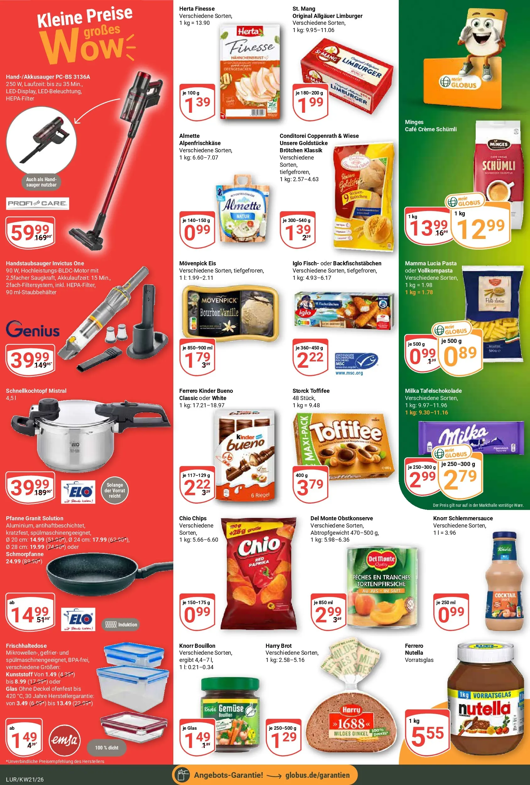 Globus Prospekt Hamburg	 (ab 18.05.2026) » Angebote online | Seite: 2 | Produkte: Knorr, Bourbon, Herta finesse, Eis
