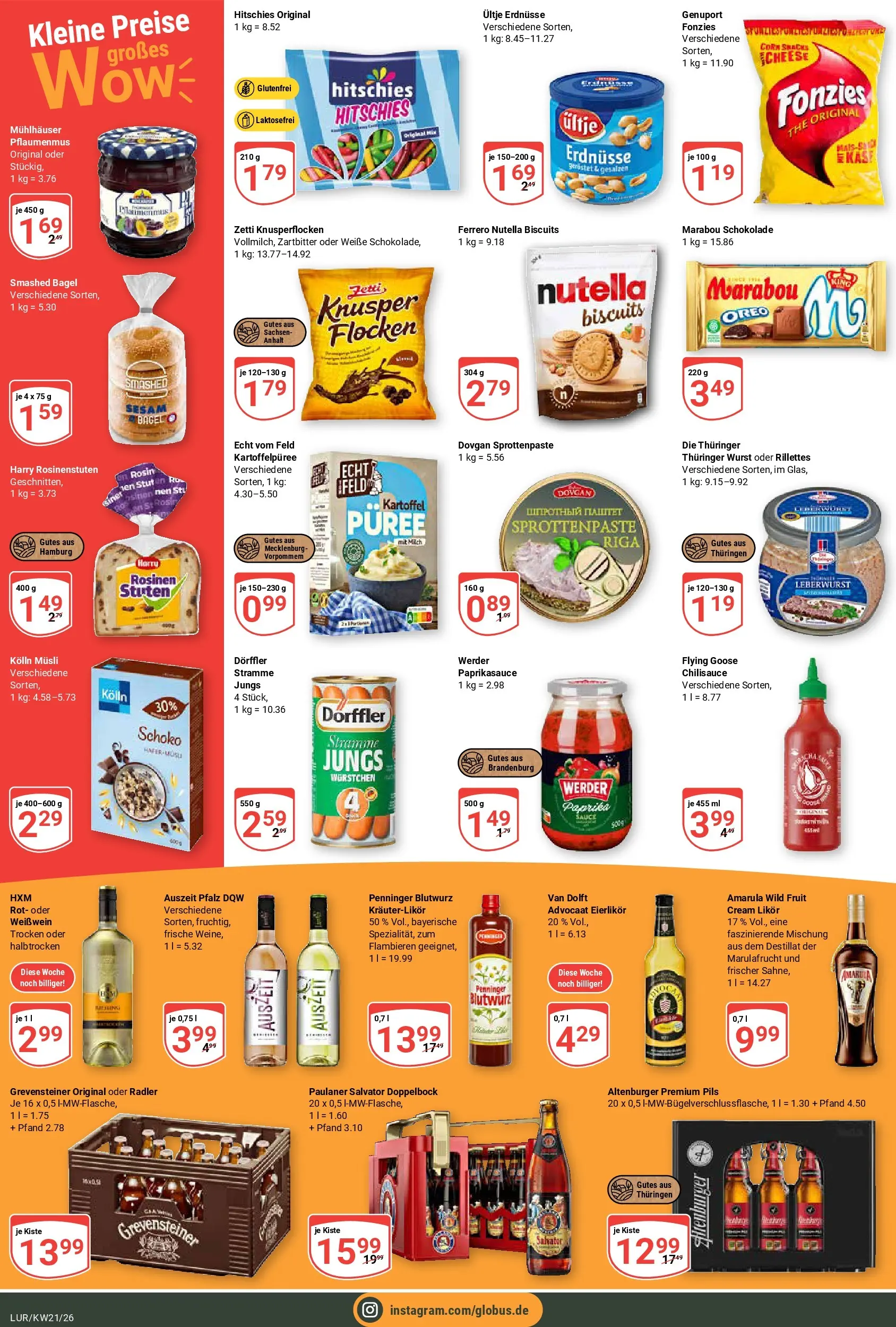 Globus Prospekt Hamburg	 (ab 18.05.2026) » Angebote online | Seite: 4 | Produkte: Kolln, Kolln musli, Wurst, Flocken