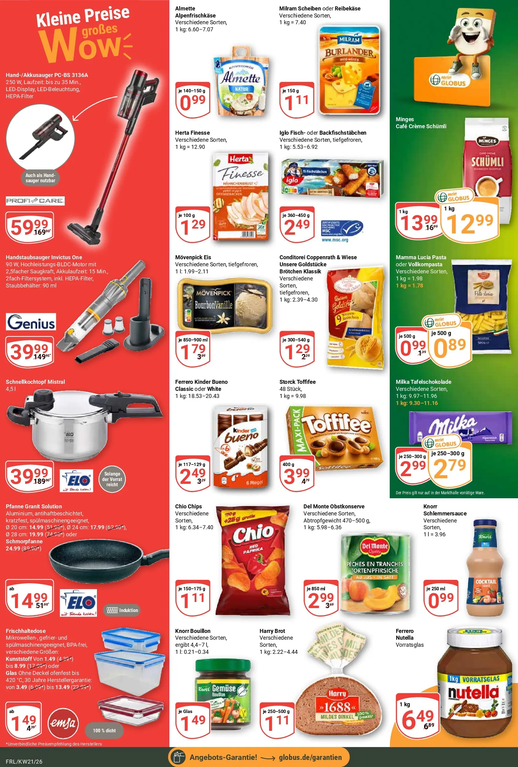 Globus Prospekt Freilassing	 (ab 17.05.2026) » Angebote online | Seite: 2 | Produkte: Fisch, Paprika, Toffifee, Brot
