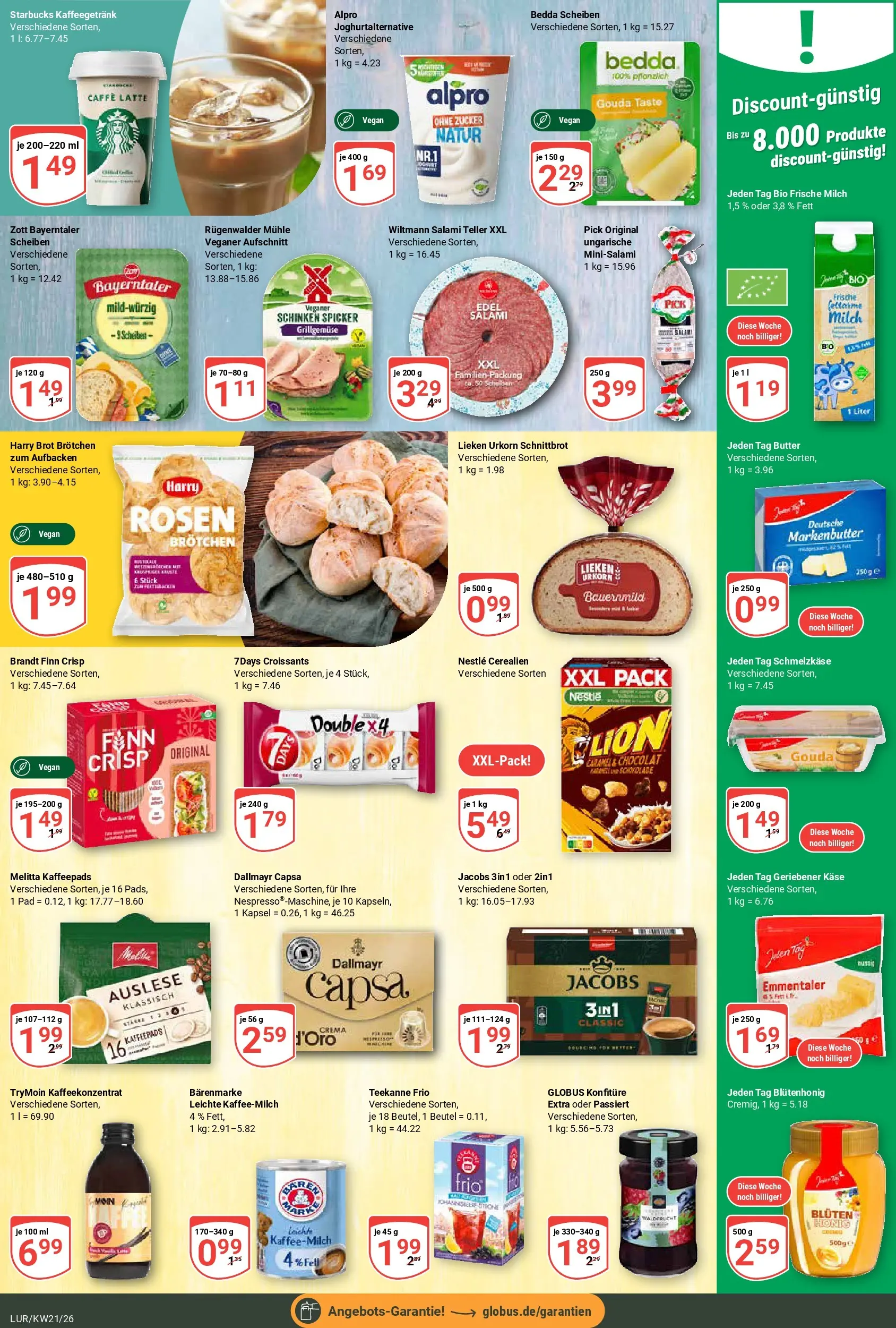 Globus Prospekt Hamburg	 (ab 18.05.2026) » Angebote online | Seite: 12 | Produkte: Teekanne, Salami, Schinken, Dallmayr capsa