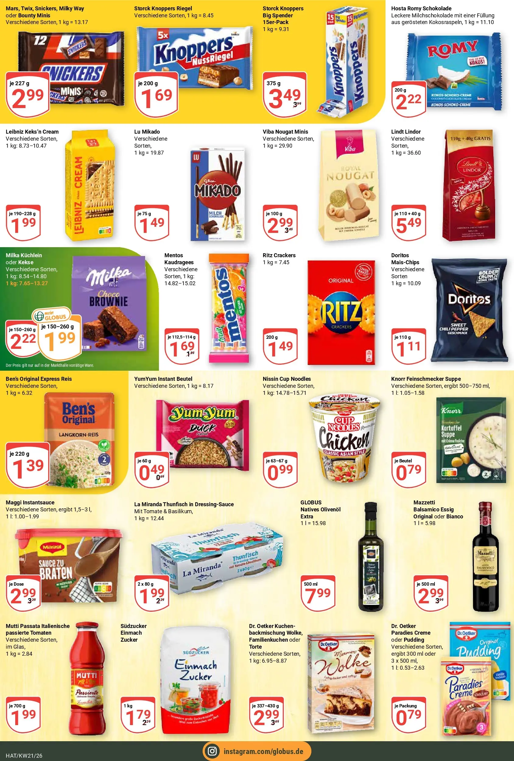 Globus Prospekt Hattersheim	 (ab 17.05.2026) » Angebote online | Seite: 14 | Produkte: Milch, Essig, Pudding, Creme