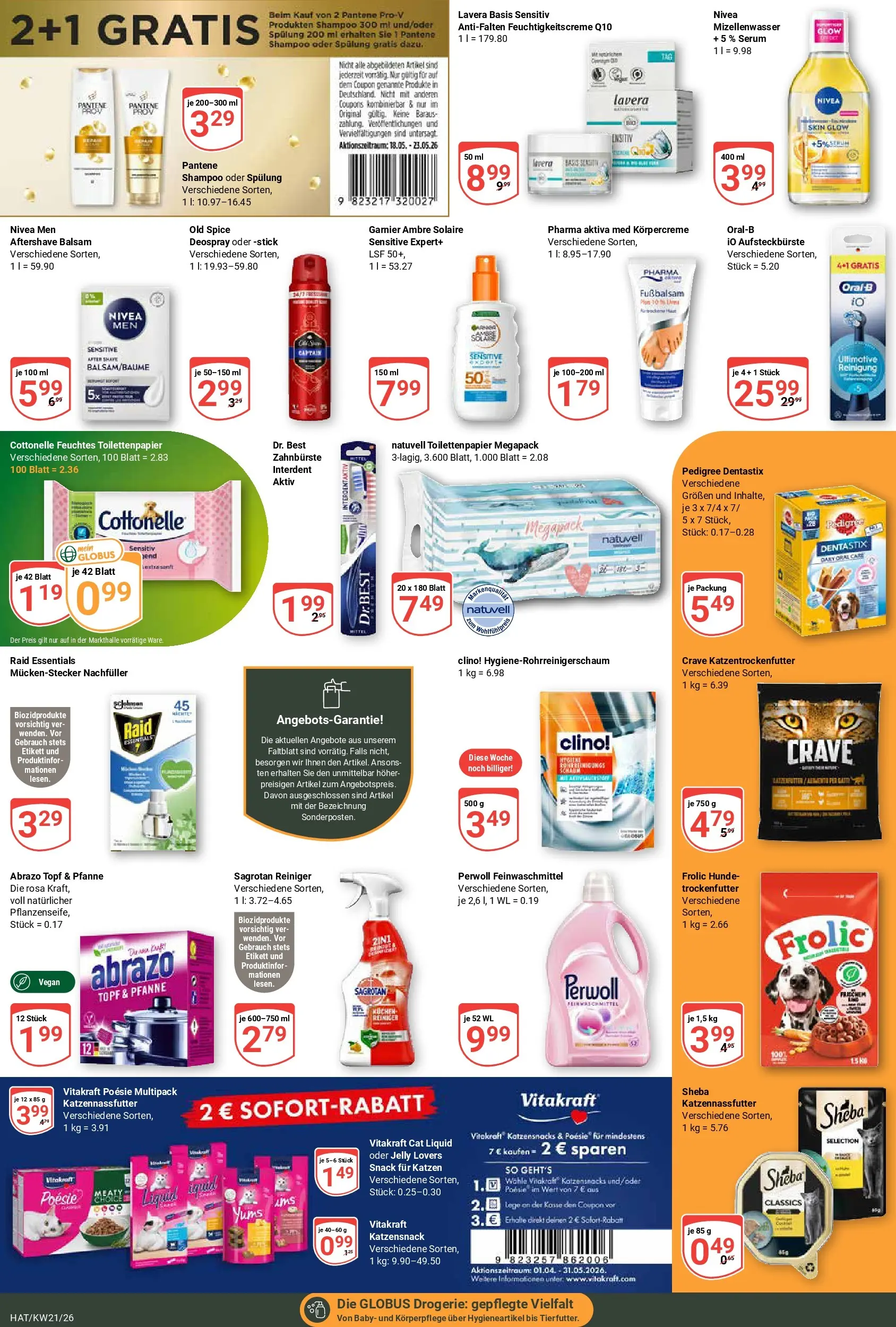 Globus Prospekt Hattersheim	 (ab 17.05.2026) » Angebote online | Seite: 17 | Produkte: Körpercreme, Waschmittel, Pedigree, Serum