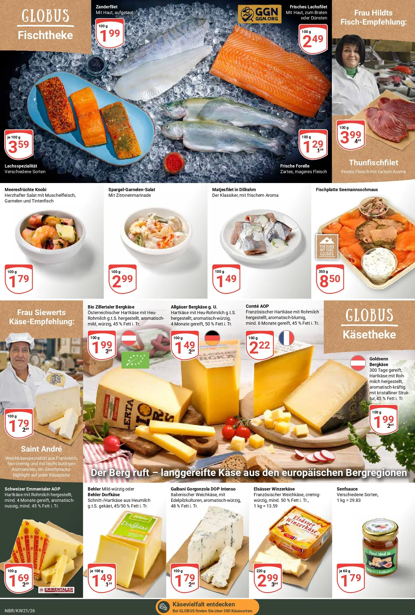 Globus Prospekt Neubrandenburg	 (ab 17.05.2026) » Angebote online | Seite: 9 | Produkte: Milch, Meeresfrüchte, Fleisch, Salat