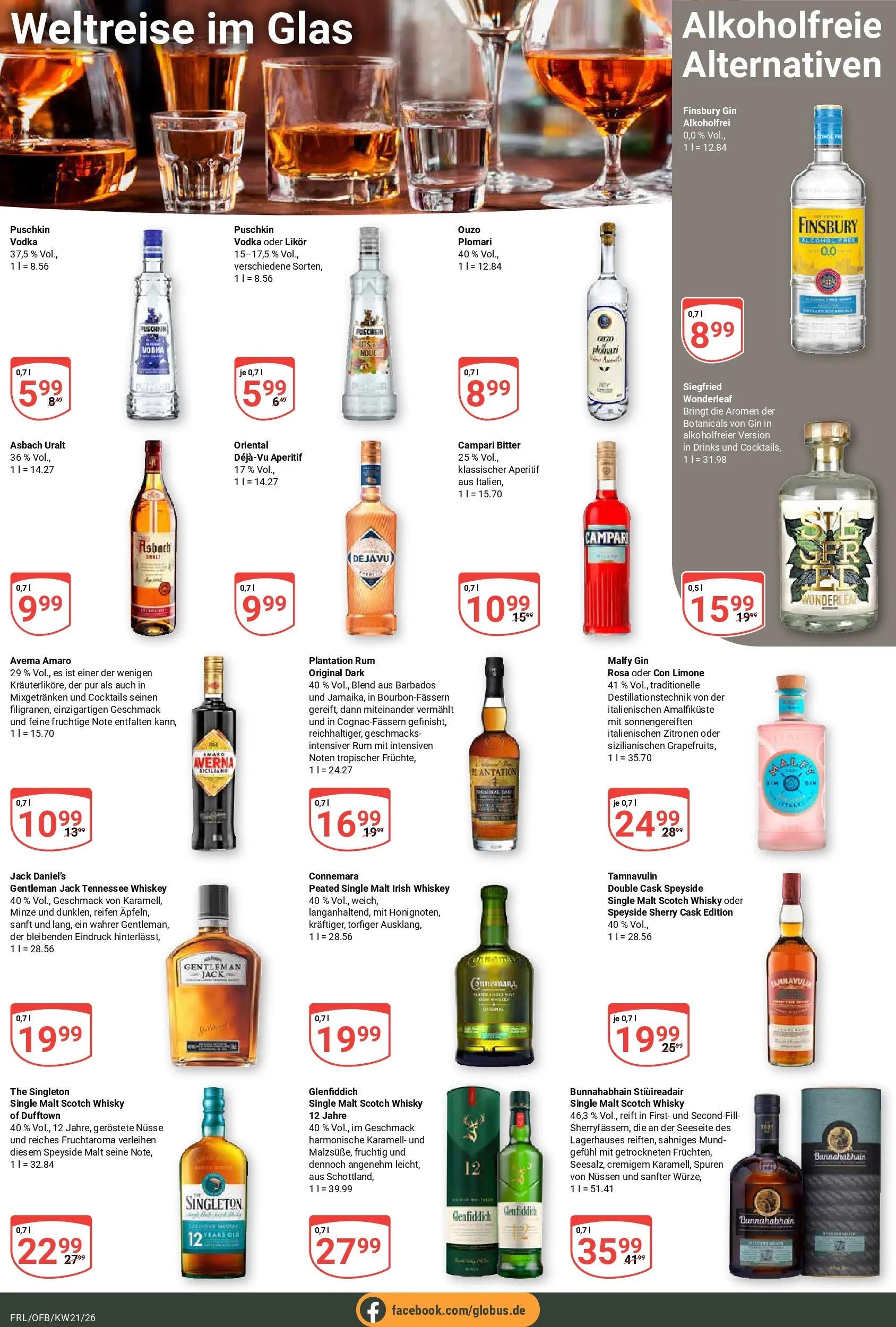 Globus Prospekt Freilassing	 (ab 17.05.2026) » Angebote online | Seite: 16 | Produkte: Ouzo, Vodka, Zitronen, Asbach