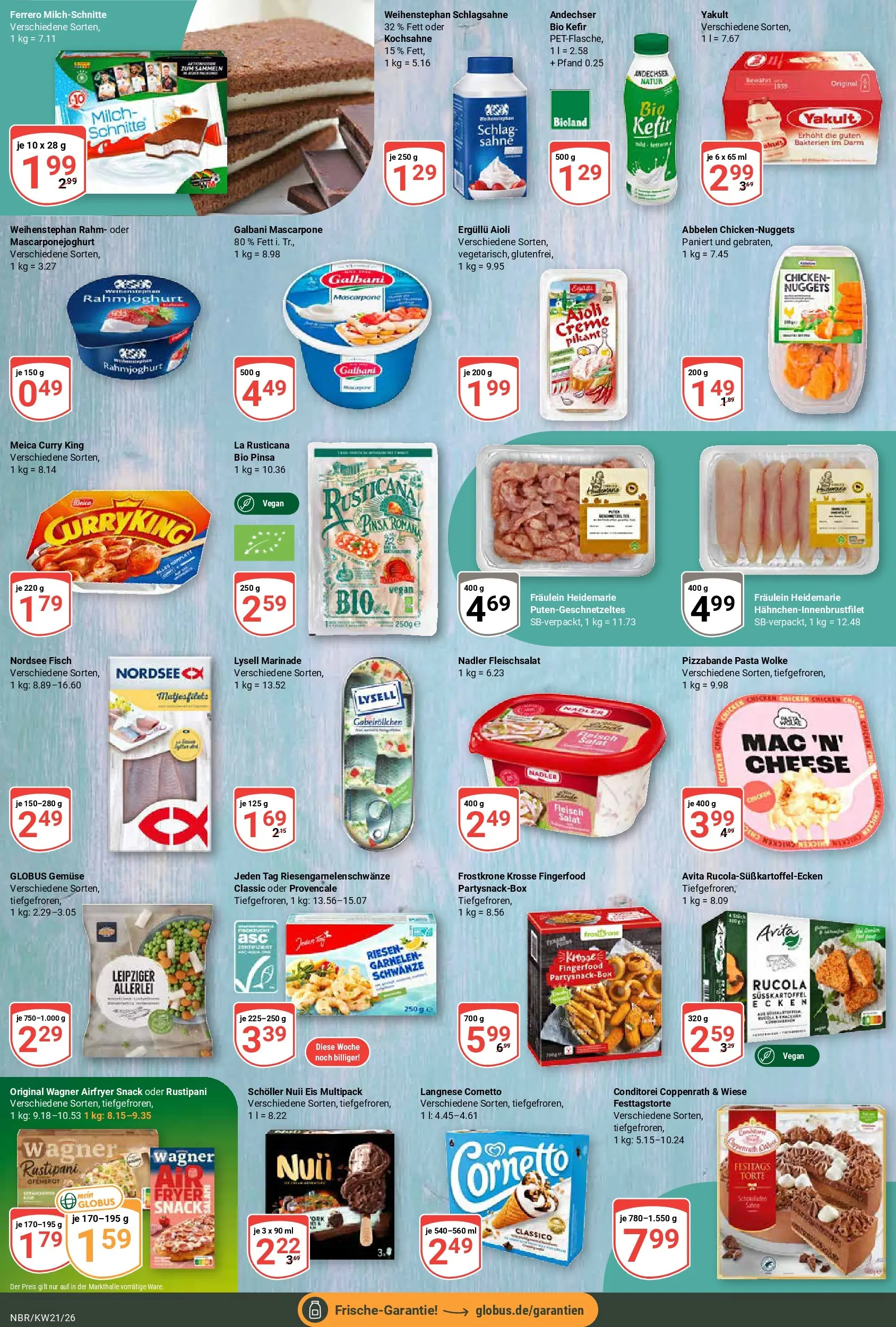 Globus Prospekt Neubrandenburg	 (ab 17.05.2026) » Angebote online | Seite: 10 | Produkte: Mascarpone, Fisch, Eis, Salat