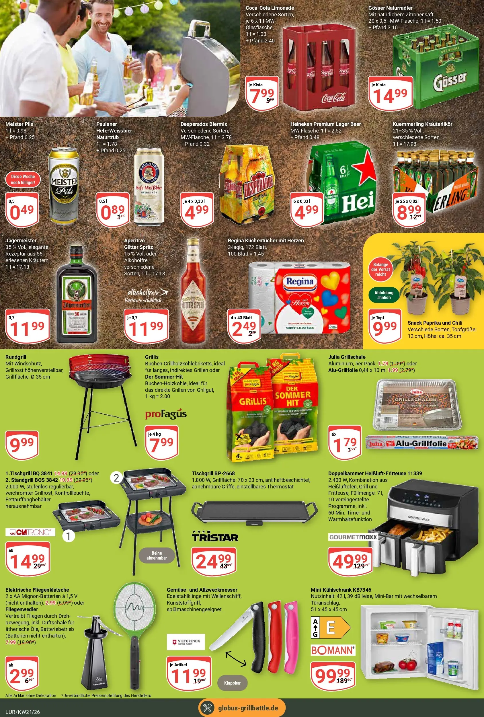 Globus Prospekt Hamburg	 (ab 18.05.2026) » Angebote online | Seite: 22 | Produkte: Batterien, Jägermeister, Kuemmerling, Paulaner
