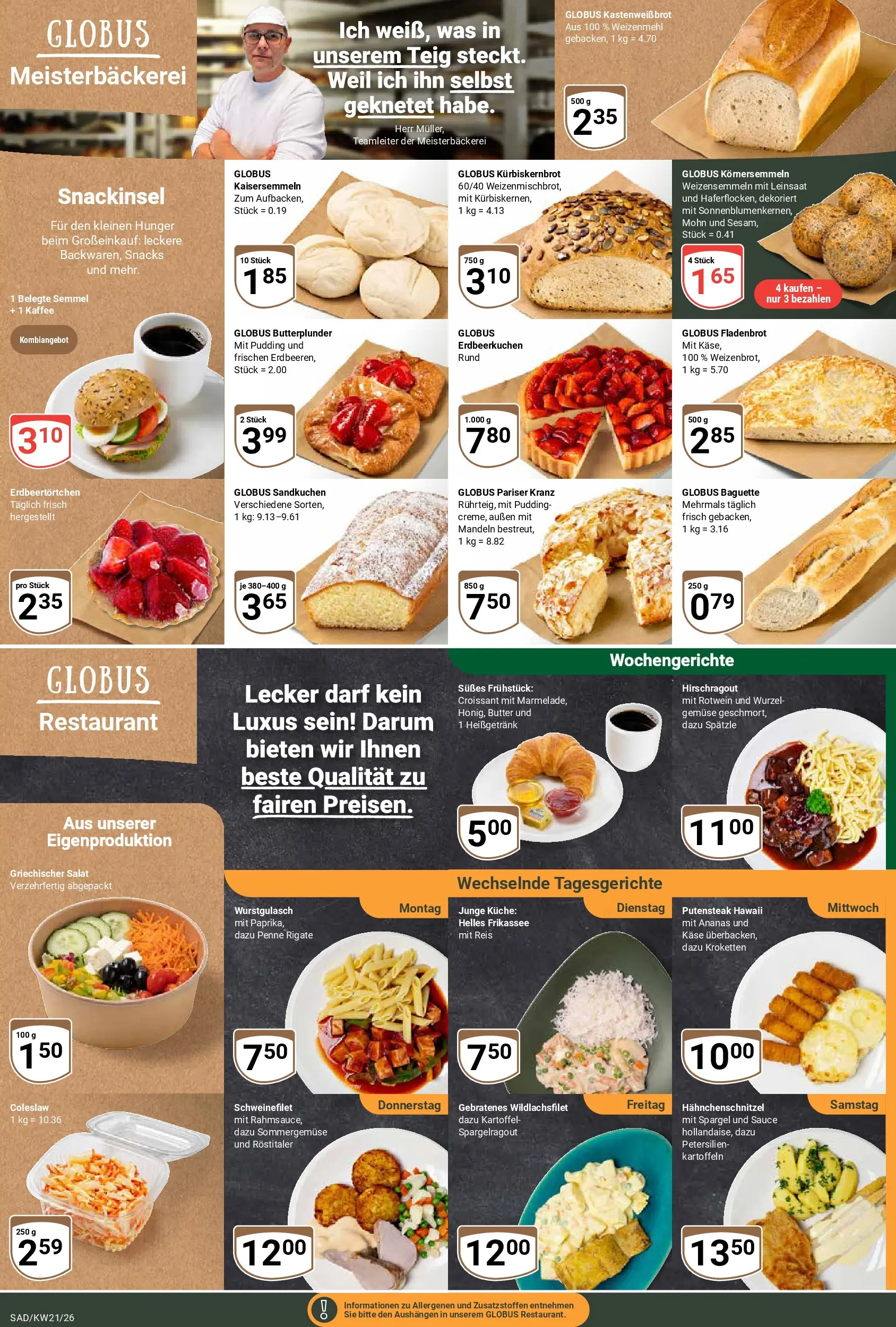 Globus Prospekt Schwandorf	 (ab 17.05.2026) » Angebote online | Seite: 5 | Produkte: Butter, Küche, Spargel, Reis