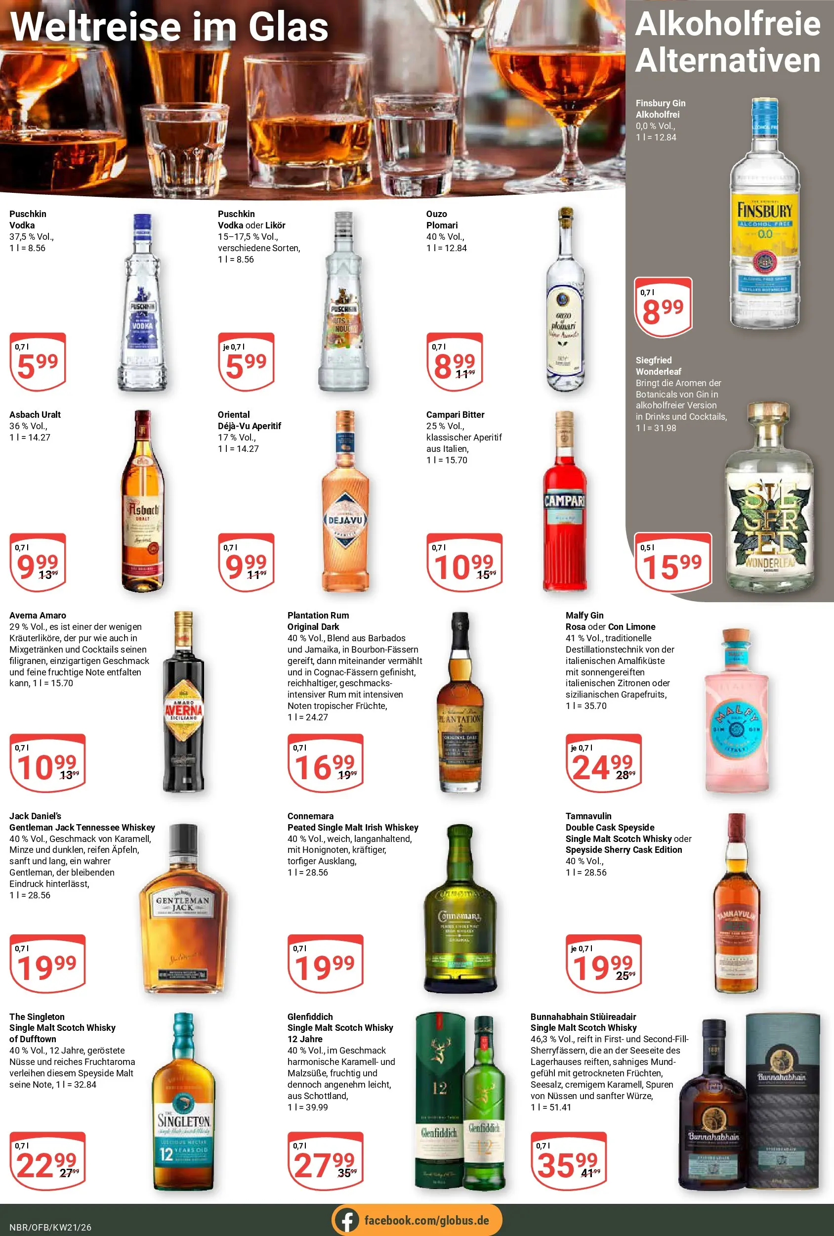 Globus Prospekt Neubrandenburg	 (ab 17.05.2026) » Angebote online | Seite: 16 | Produkte: Whisky, Rum, Jack Daniel's, Vodka