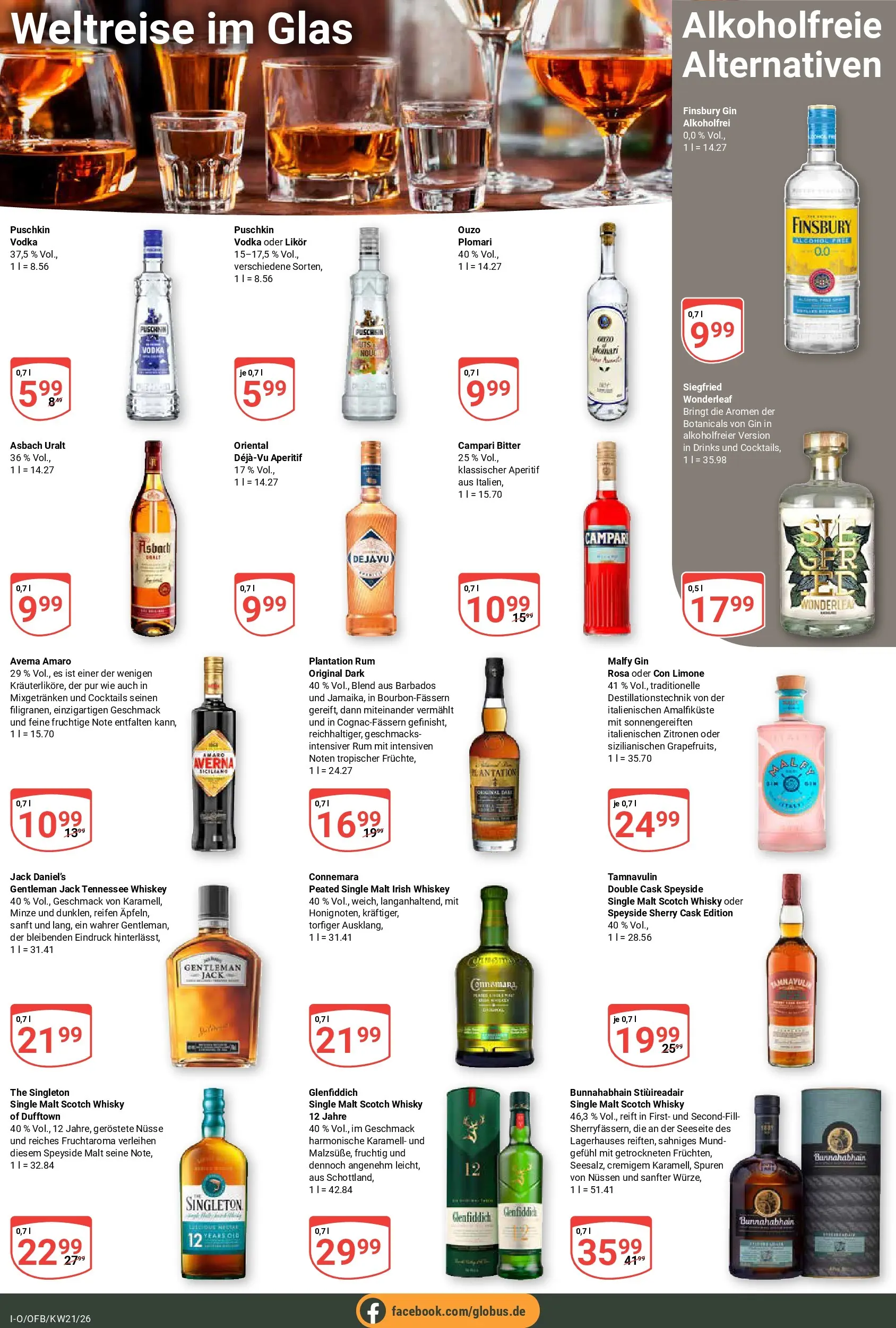 Globus Prospekt Idar-Oberstein	 (ab 17.05.2026) » Angebote online | Seite: 17 | Produkte: Campari, Rum, Jack Daniel's, Whiskey