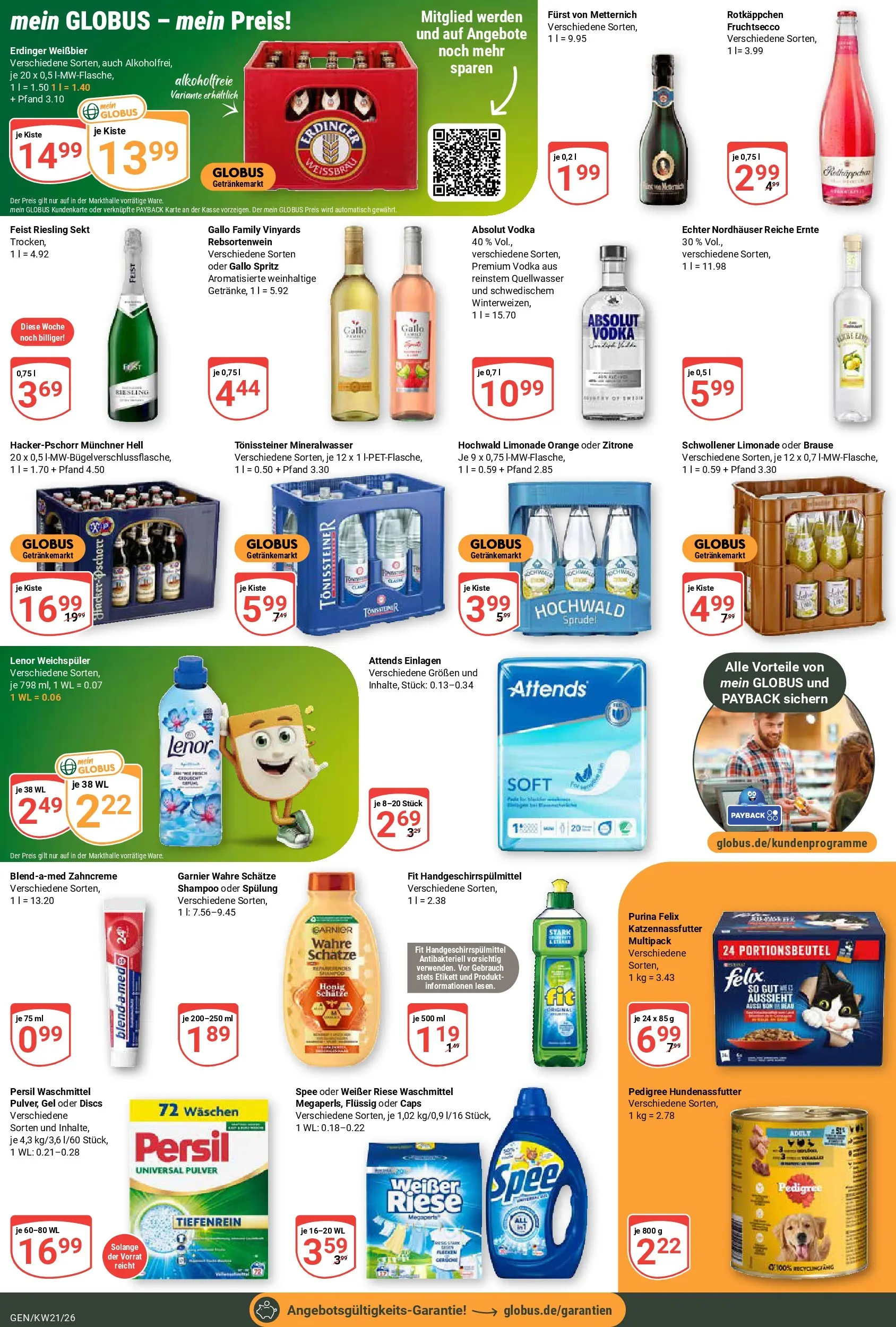 Globus Prospekt Gensingen	 (ab 17.05.2026) » Angebote online | Seite: 5 | Produkte: Shampoo, Spülung, Weichspüler, Persil