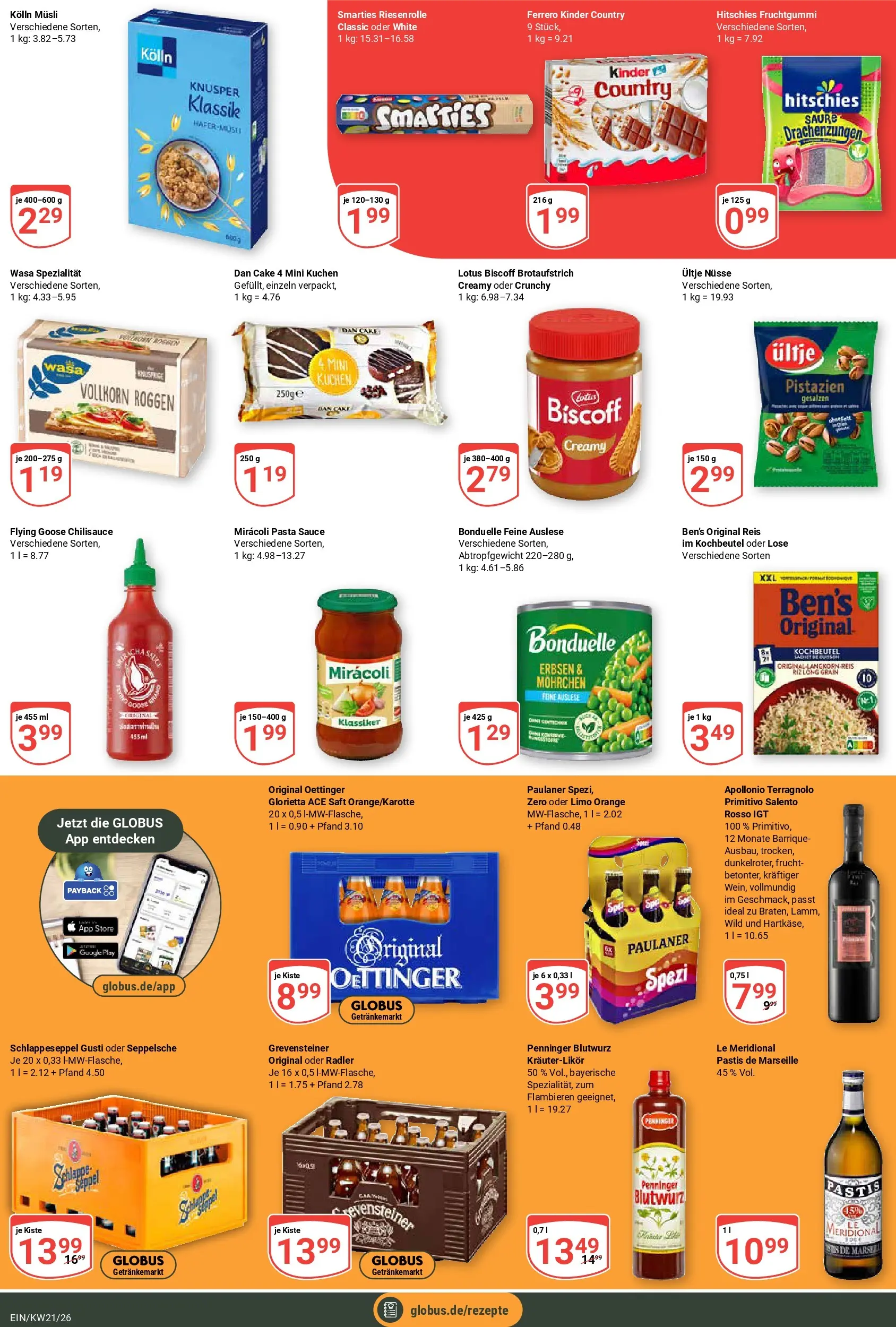 Globus Prospekt Homburg-Einöd	 (ab 17.05.2026) » Angebote online | Seite: 4 | Produkte: Musli, Kolln, Kuchen, Kinder country