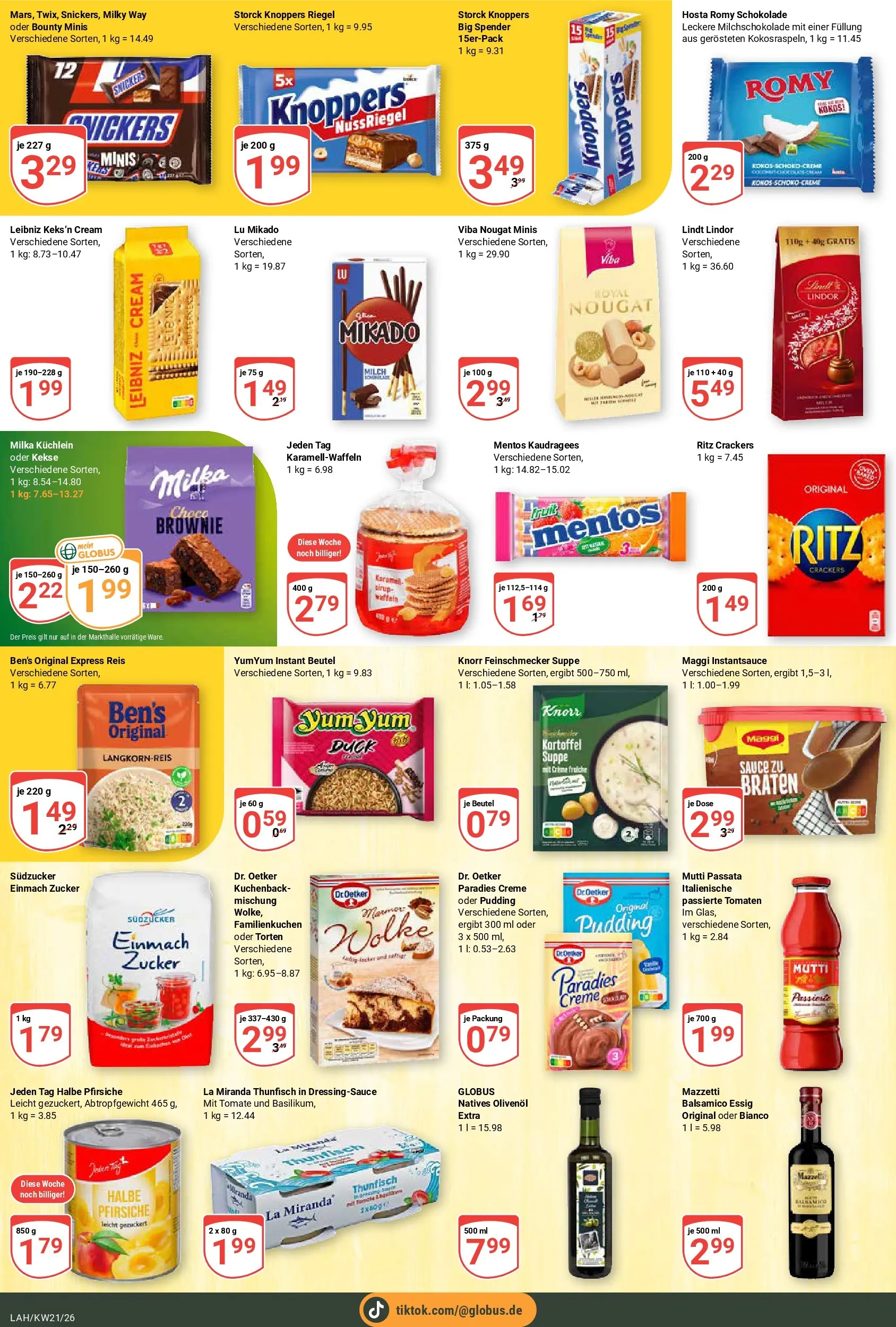 Globus Prospekt Lahnstein	 (ab 17.05.2026) » Angebote online | Seite: 14 | Produkte: Milch, Olivenol, Sirup, Knoppers