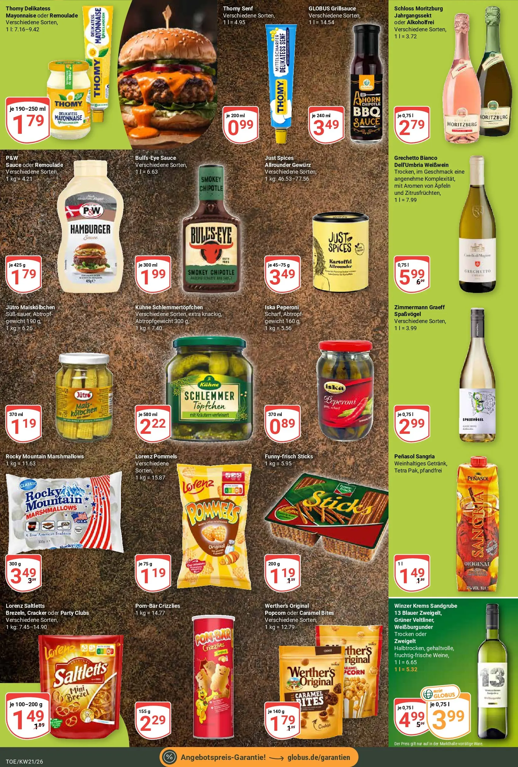 Globus Prospekt Tönisvorst	 (ab 17.05.2026) » Angebote online | Seite: 18 | Produkte: Gewicht, Weißwein, Mayonnaise