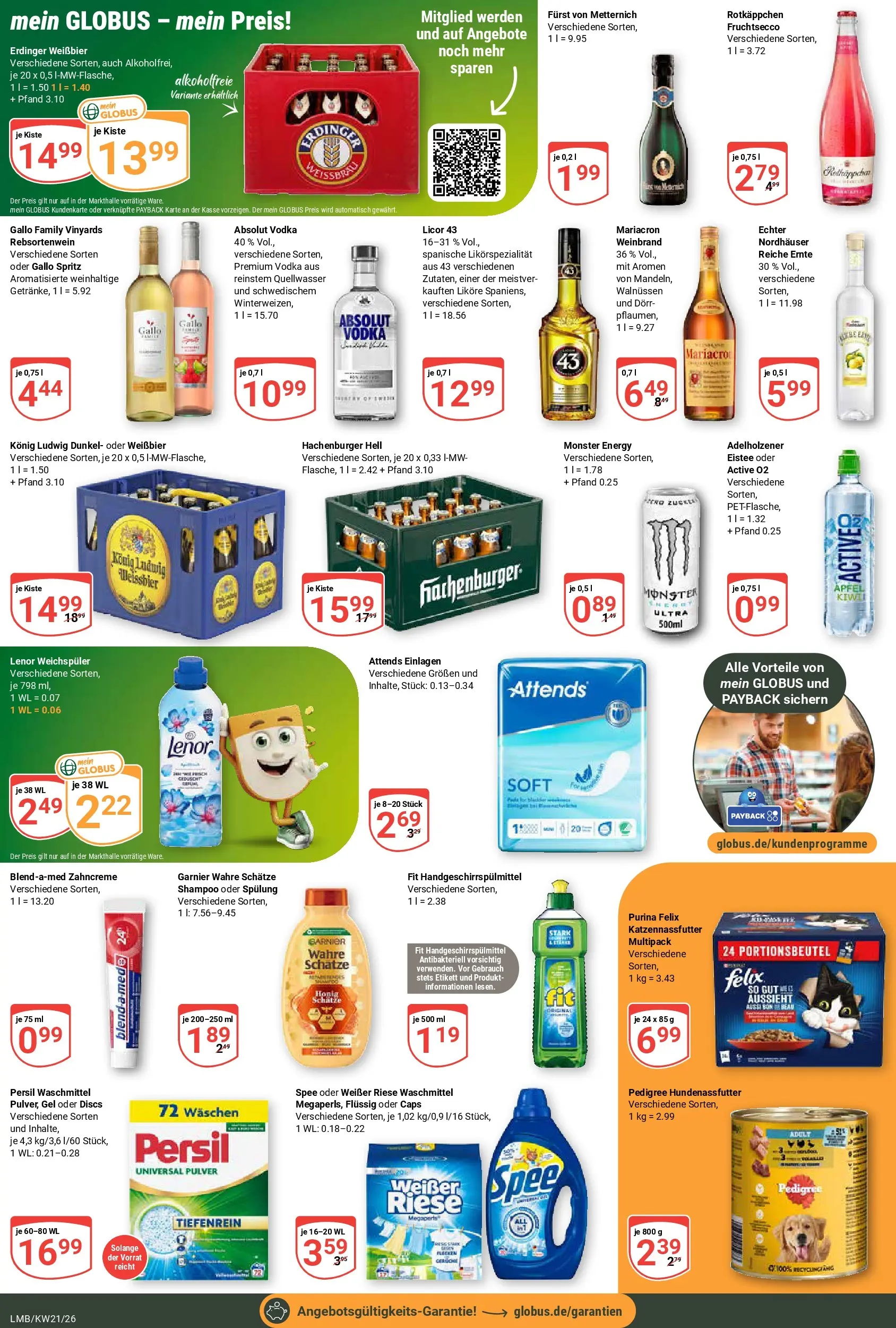 Globus Prospekt Limburg	 (ab 17.05.2026) » Angebote online | Seite: 3 | Produkte: Furst von metternich, Energy, Adelholzener, Shampoo