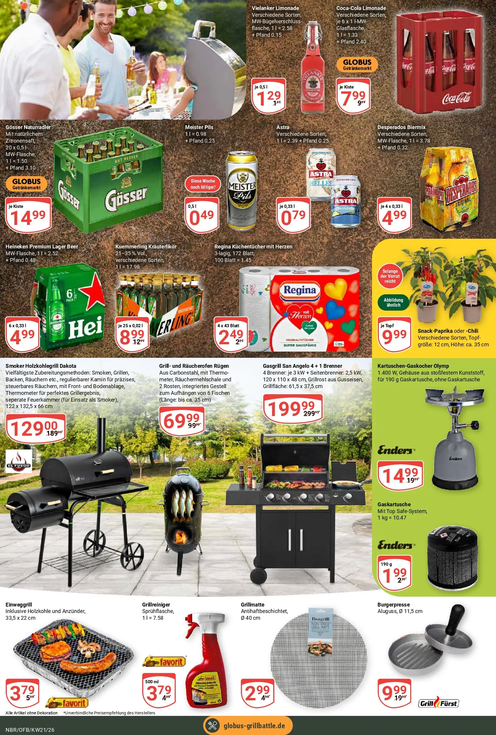 Globus Prospekt Neubrandenburg	 (ab 17.05.2026) » Angebote online | Seite: 21 | Produkte: Thermometer, Coca cola, Cola, Kuemmerling