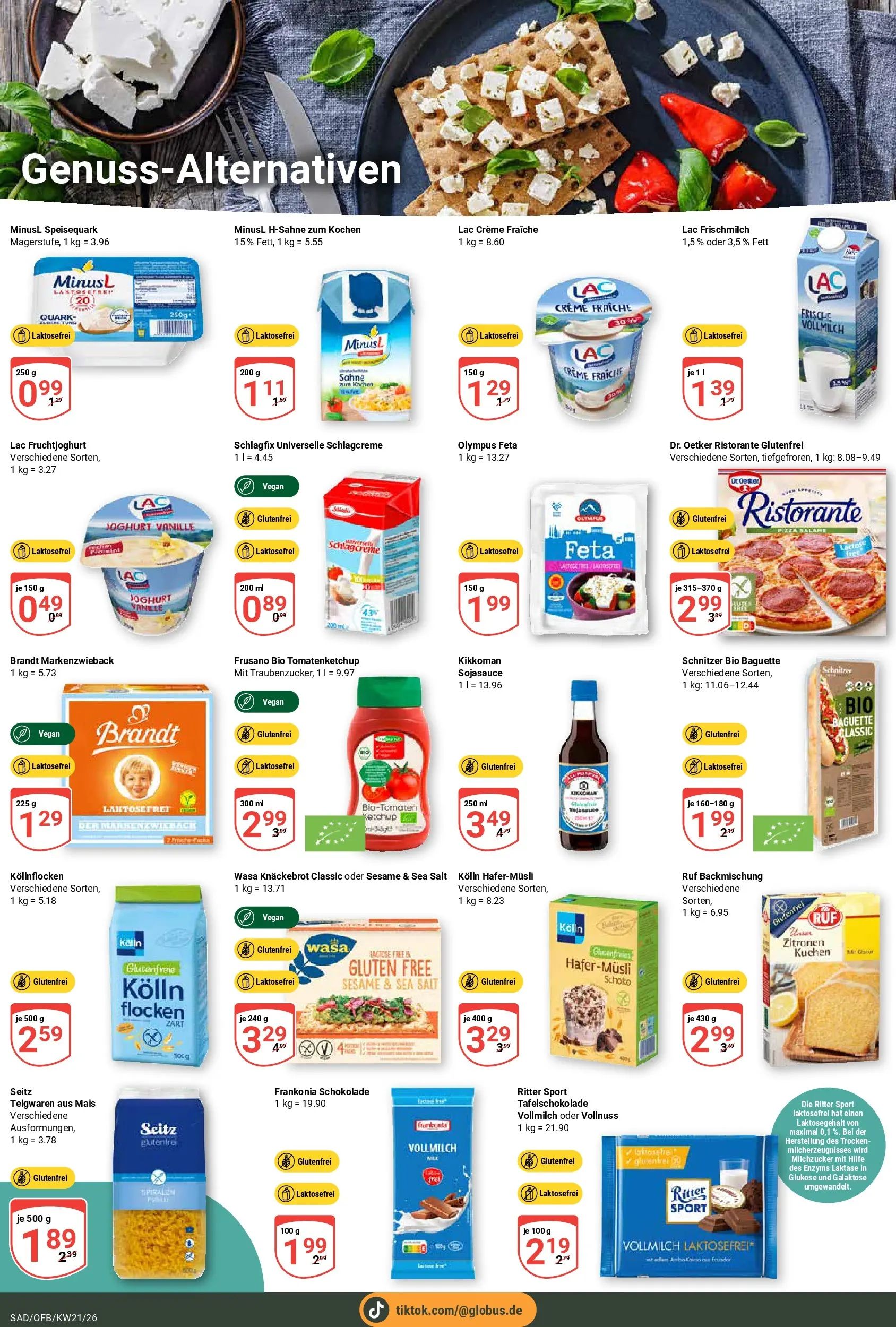 Globus Prospekt Schwandorf	 (ab 17.05.2026) » Angebote online | Seite: 13 | Produkte: Ritter sport, Kuchen, Sahne, Speisequark