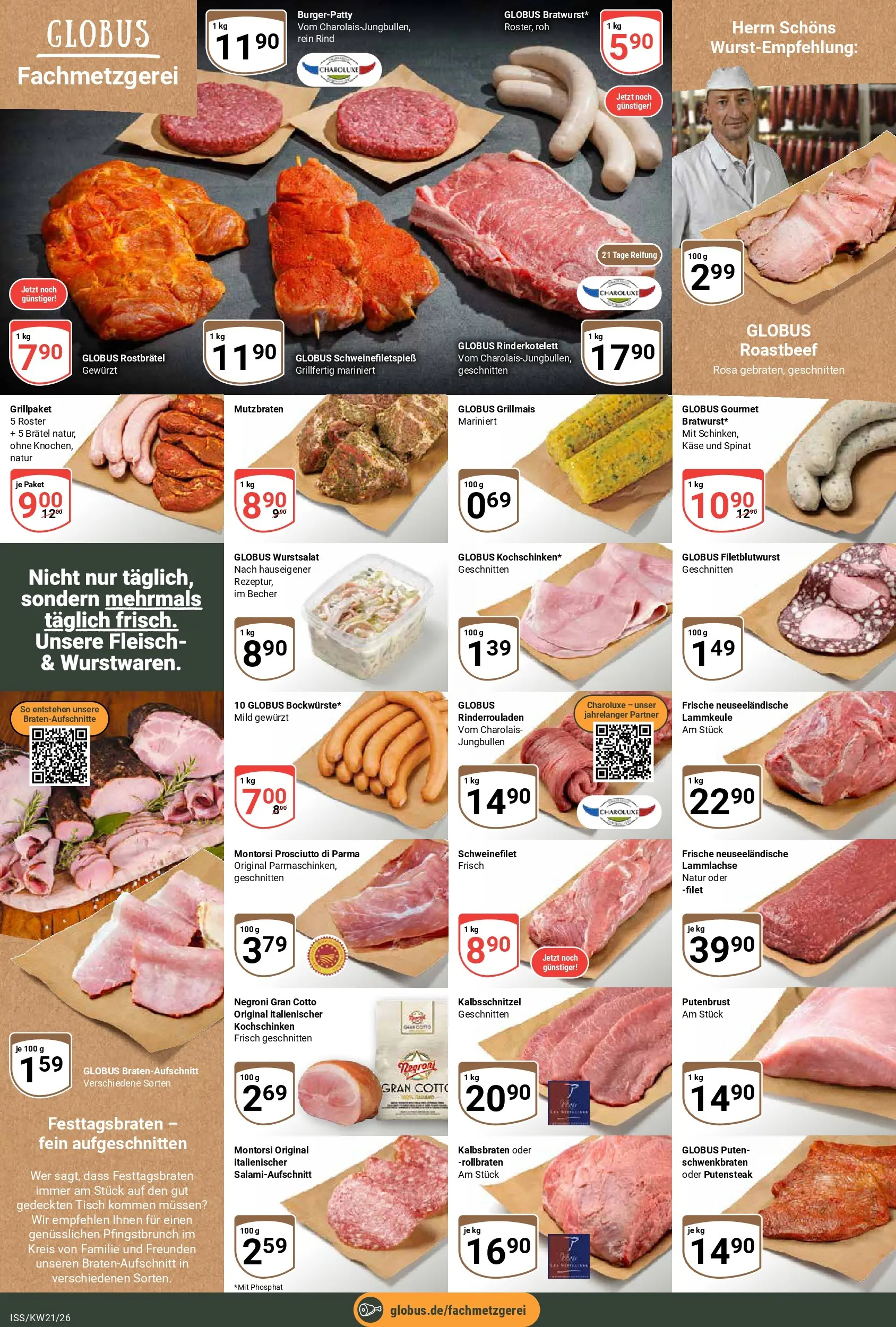 Globus Prospekt Isserstedt	 (ab 17.05.2026) » Angebote online | Seite: 10 | Produkte: Lammkeule, Käse, Tisch, Schweinefilet