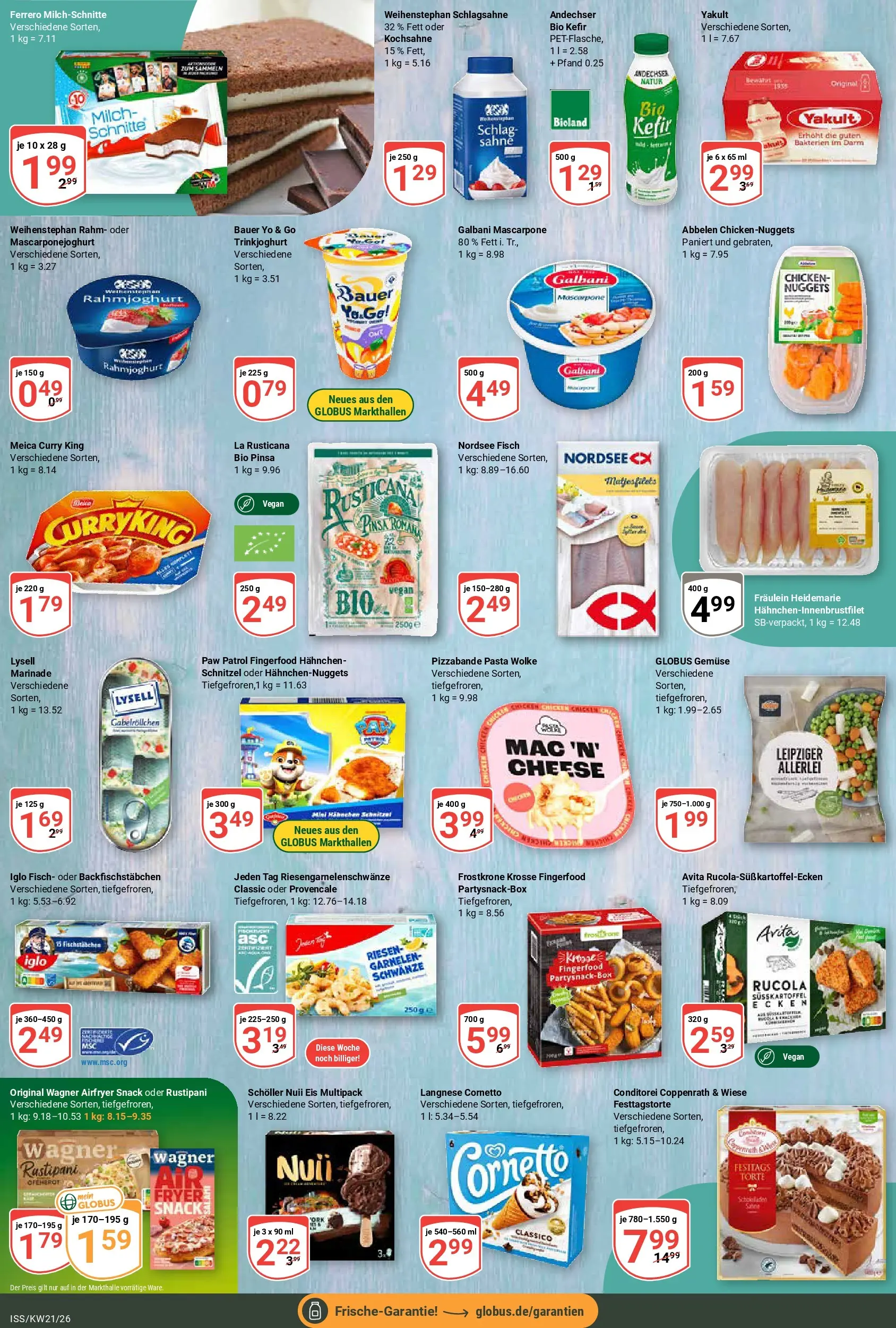 Globus Prospekt Isserstedt	 (ab 17.05.2026) » Angebote online | Seite: 12 | Produkte: Kefir, Iglo, Rucola, Sahne