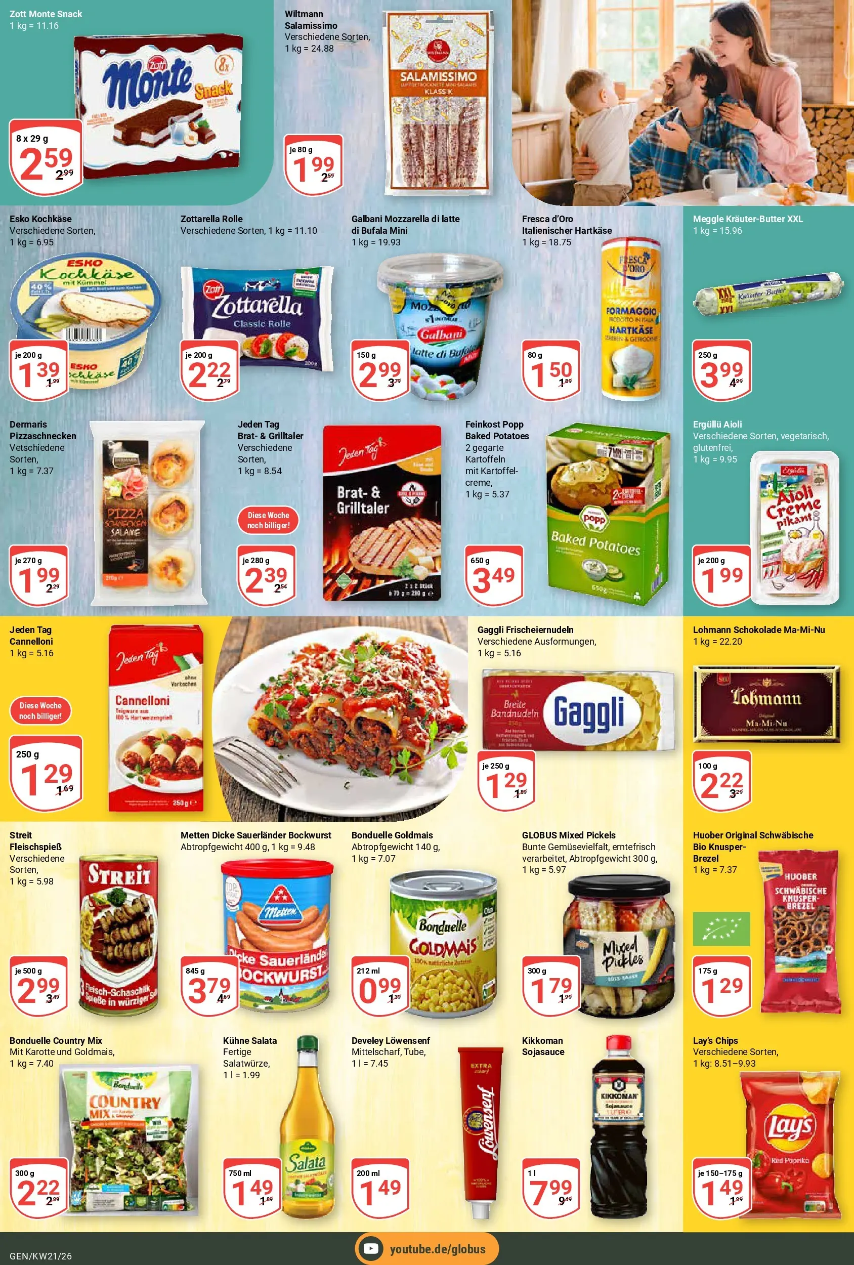 Globus Prospekt Gensingen	 (ab 17.05.2026) » Angebote online | Seite: 15 | Produkte: Schokolade, Mozzarella, Kartoffeln, Paprika