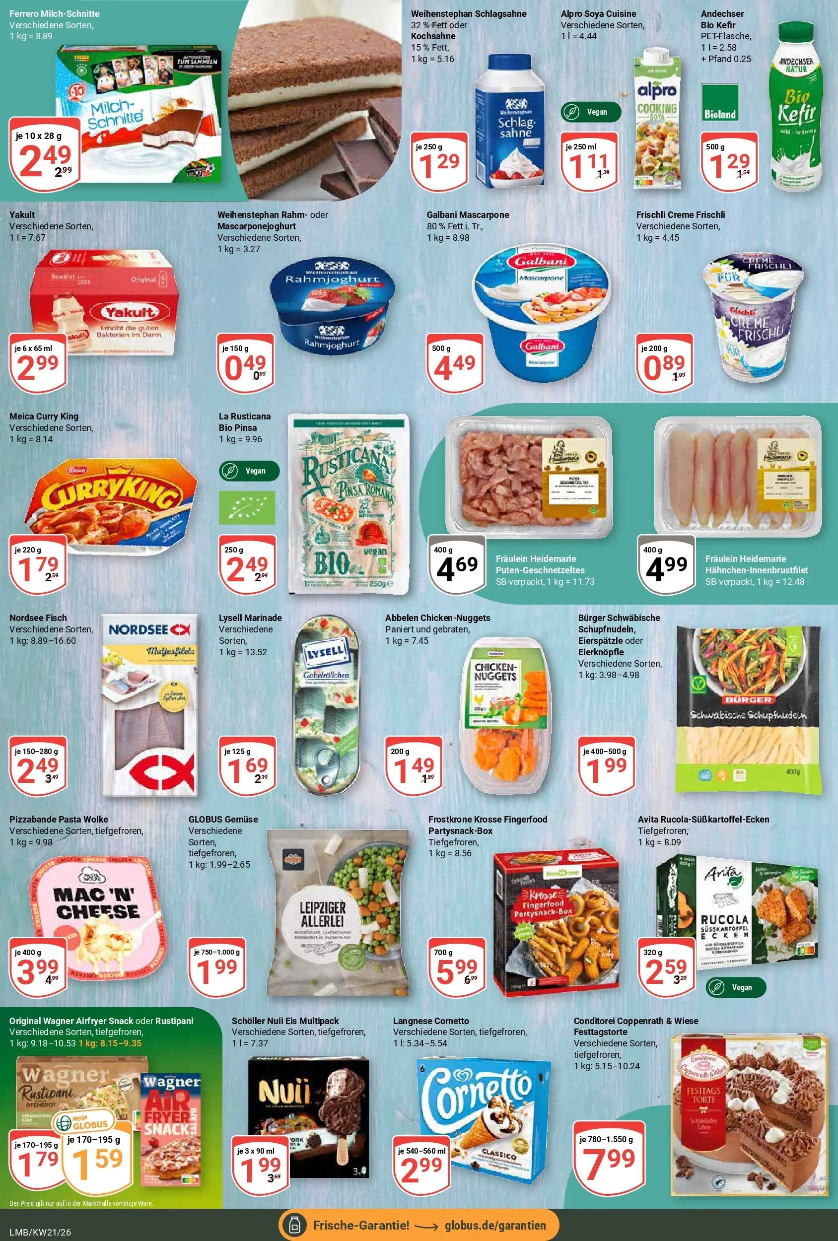 Globus Prospekt Limburg	 (ab 17.05.2026) » Angebote online | Seite: 12 | Produkte: Langnese, Meica, Alpro, Pasta