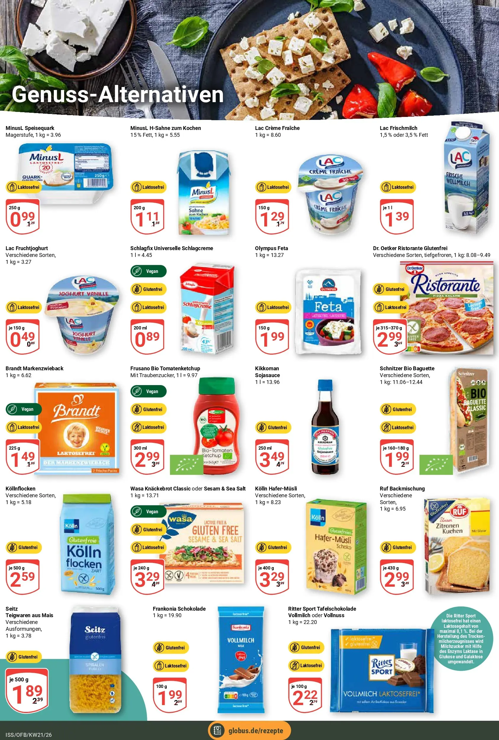 Globus Prospekt Isserstedt	 (ab 17.05.2026) » Angebote online | Seite: 16 | Produkte: Schokolade, Ritter sport, Creme, Flocken