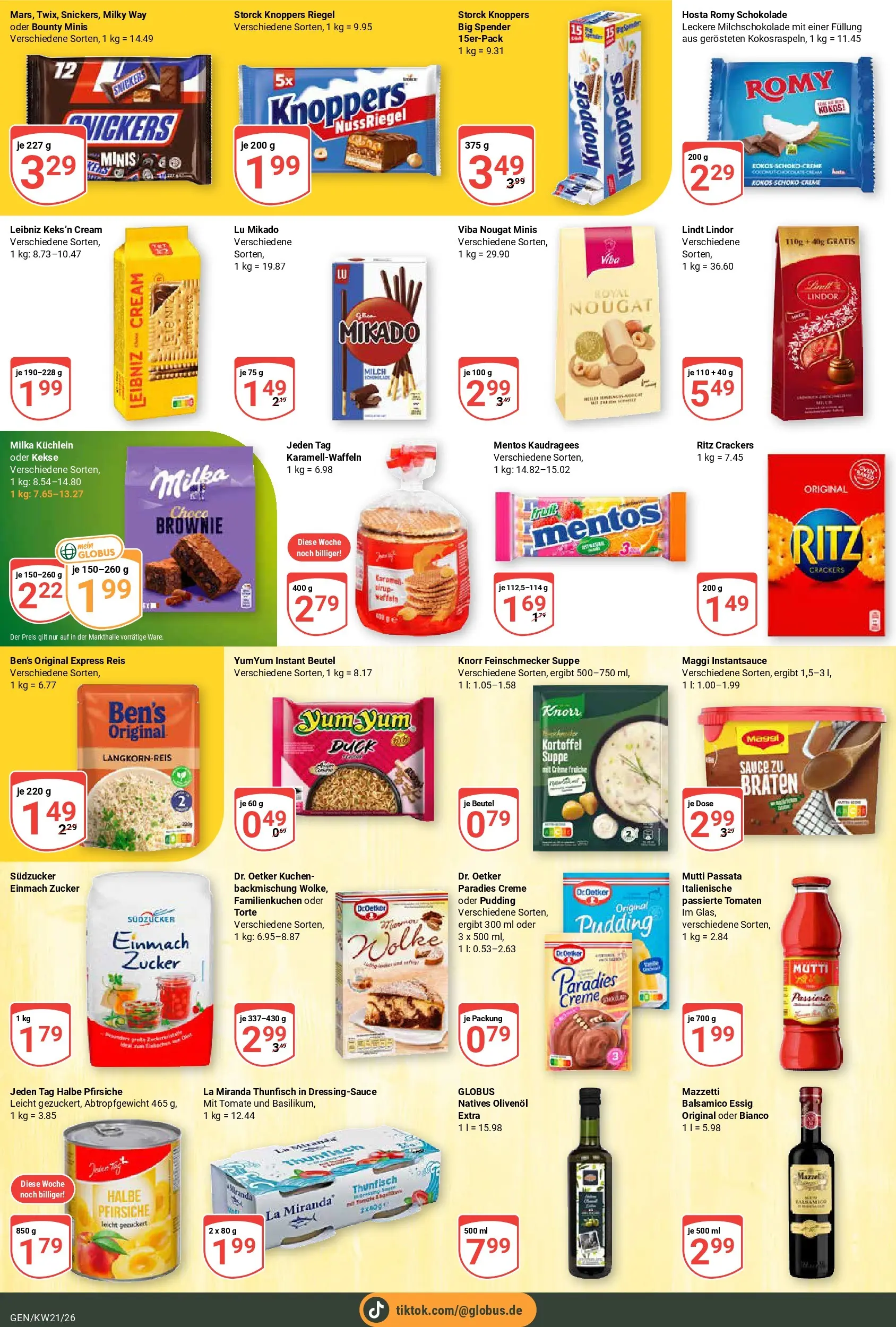 Globus Prospekt Gensingen	 (ab 17.05.2026) » Angebote online | Seite: 19 | Produkte: Thunfisch, Knorr, Milka, Pudding
