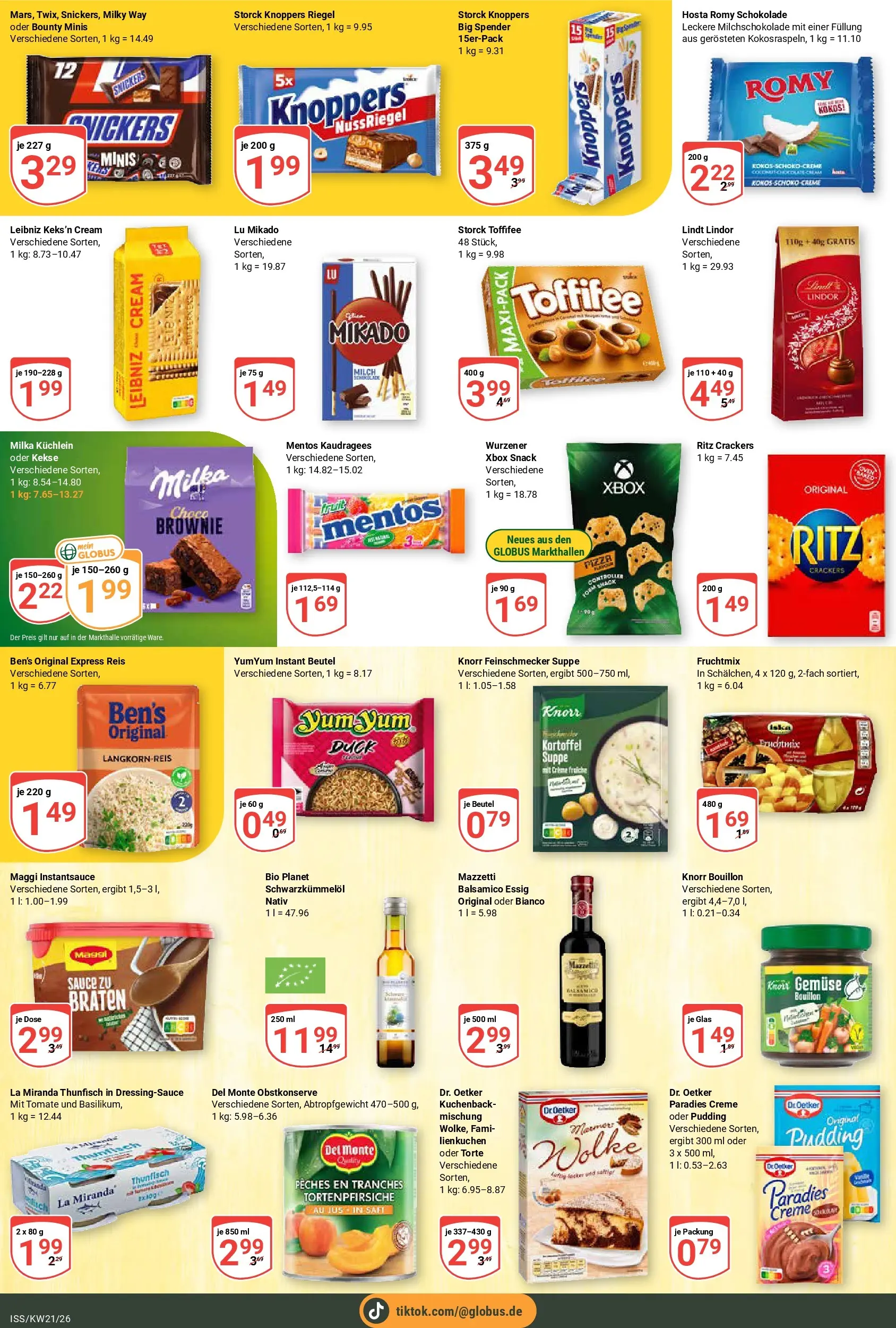 Globus Prospekt Isserstedt	 (ab 17.05.2026) » Angebote online | Seite: 17 | Produkte: Thunfisch, Essig, Knorr, Gemüse