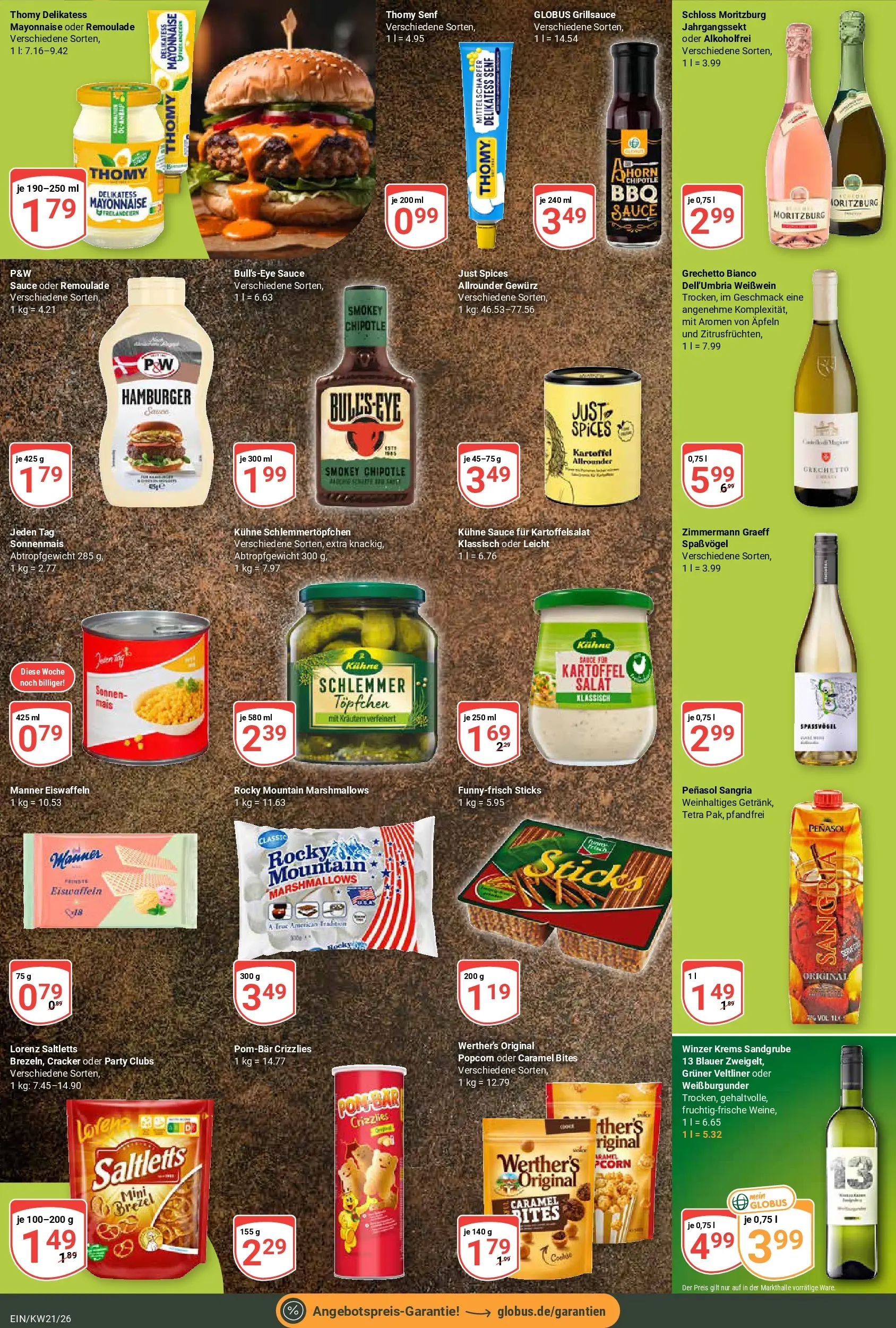 Globus Prospekt Homburg-Einöd	 (ab 17.05.2026) » Angebote online | Seite: 22 | Produkte: Weißwein, Mayonnaise, Salat