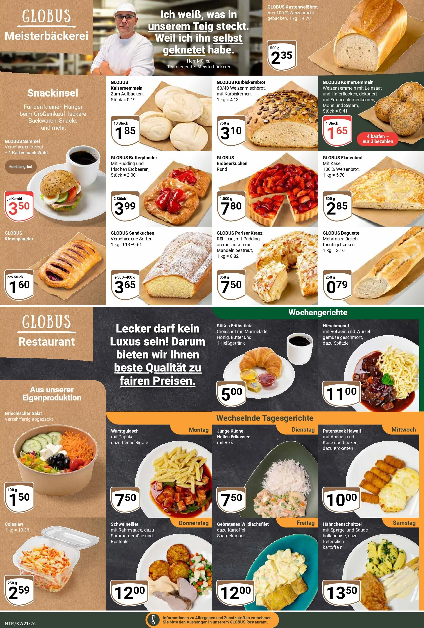 Globus Prospekt Neutraubling	 (ab 17.05.2026) » Angebote online | Seite: 5 | Produkte: Rotwein, Küche, Pudding, Salat