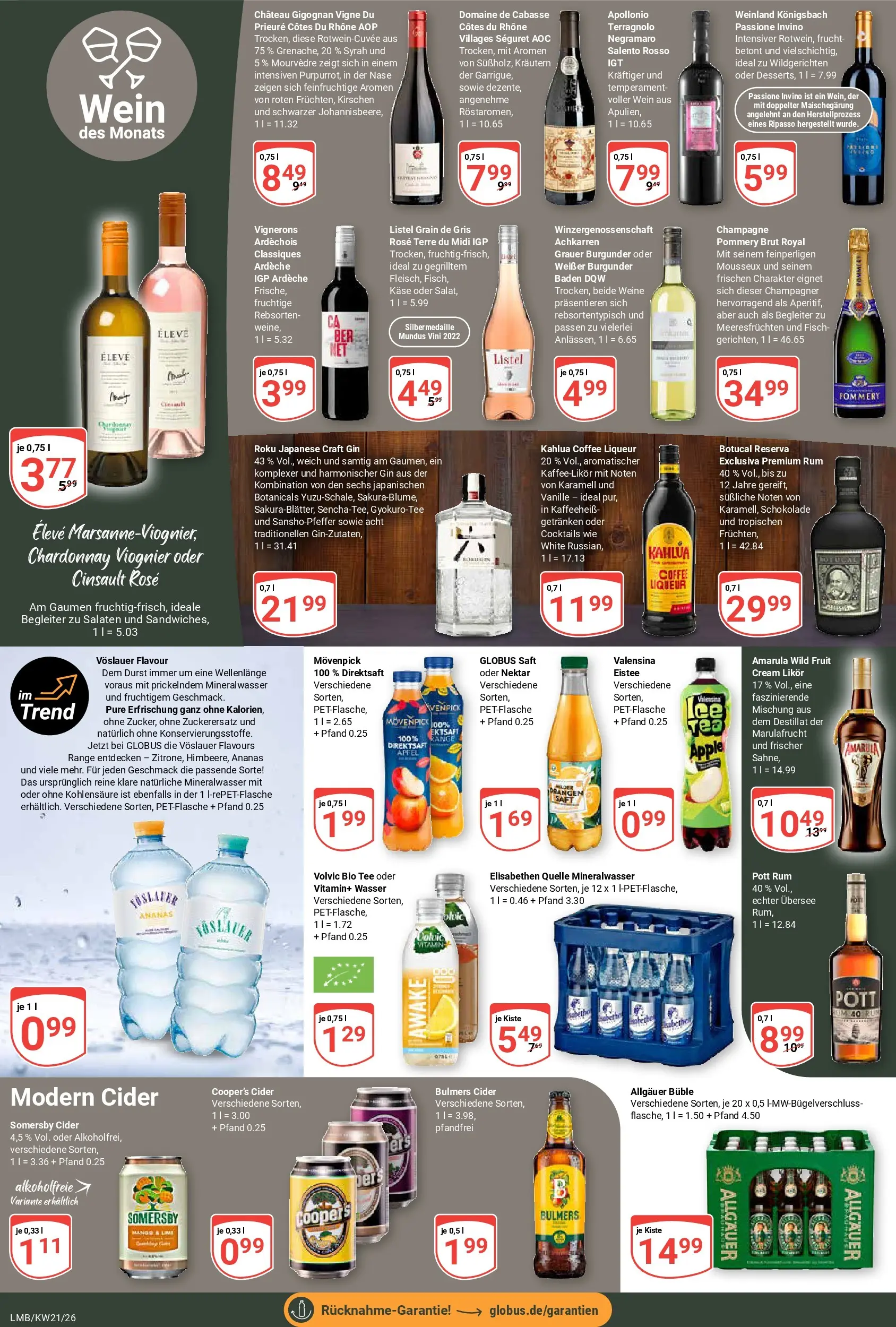 Globus Prospekt Limburg	 (ab 17.05.2026) » Angebote online | Seite: 17 | Produkte: Ananas, Fisch, Tee, Volvic
