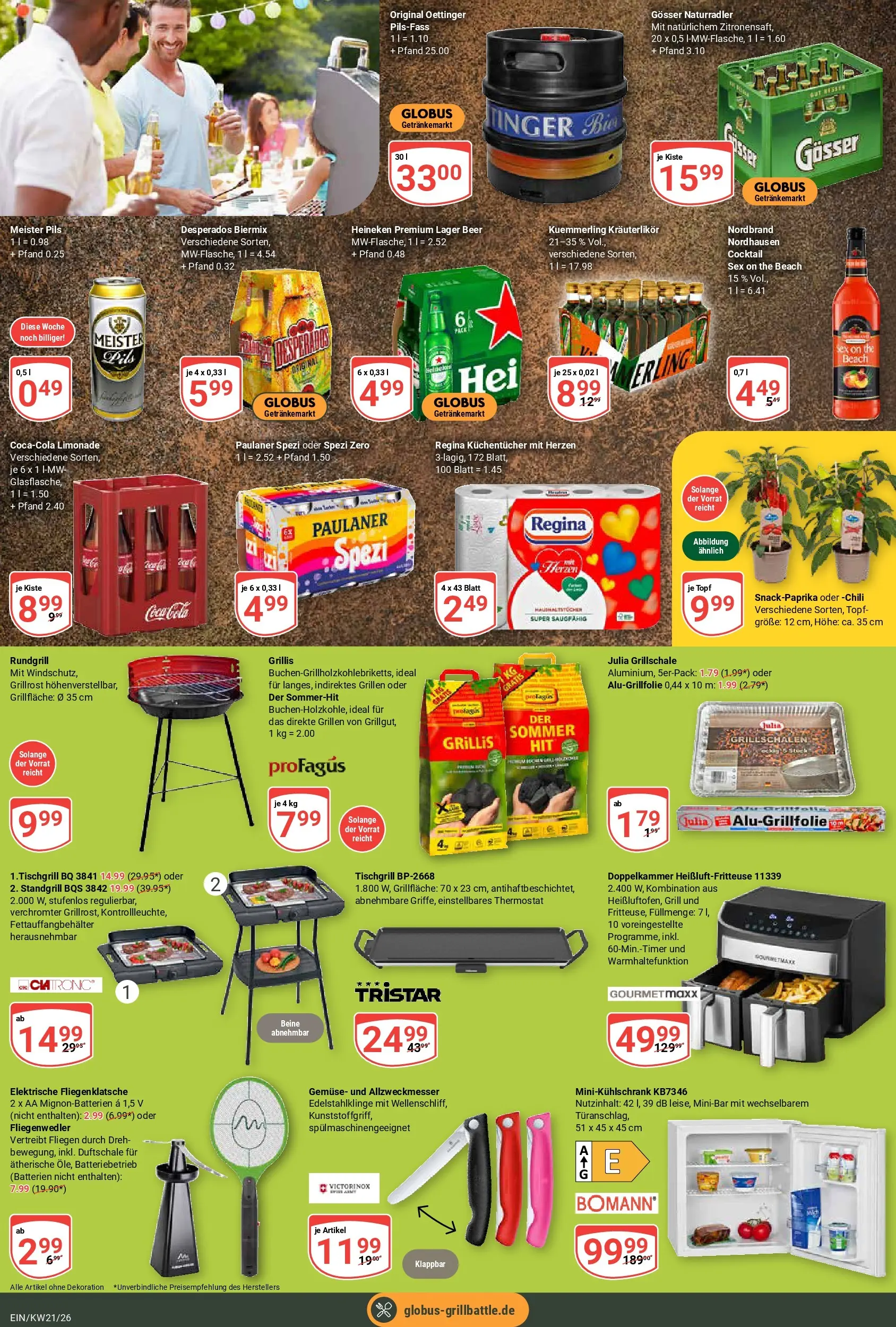 Globus Prospekt Homburg-Einöd	 (ab 17.05.2026) » Angebote online | Seite: 23 | Produkte: Coca cola, Cola, Heineken, Desperados