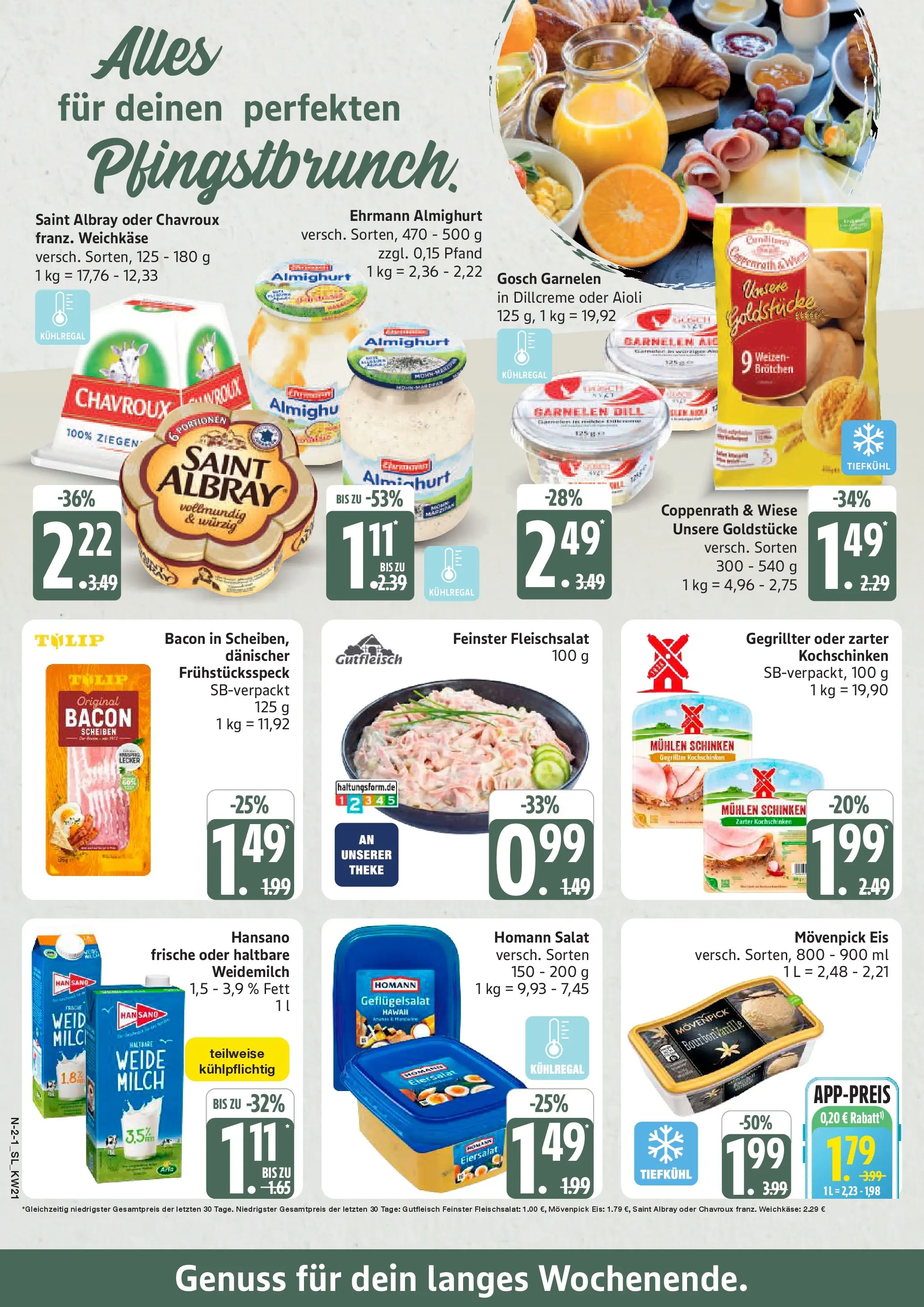 Edeka prospekt Schleswig	 (ab 17.05.2026) » Angebote Online | Seite: 2 | Produkte: Ehrmann almighurt, Theke, Garnelen, Salat