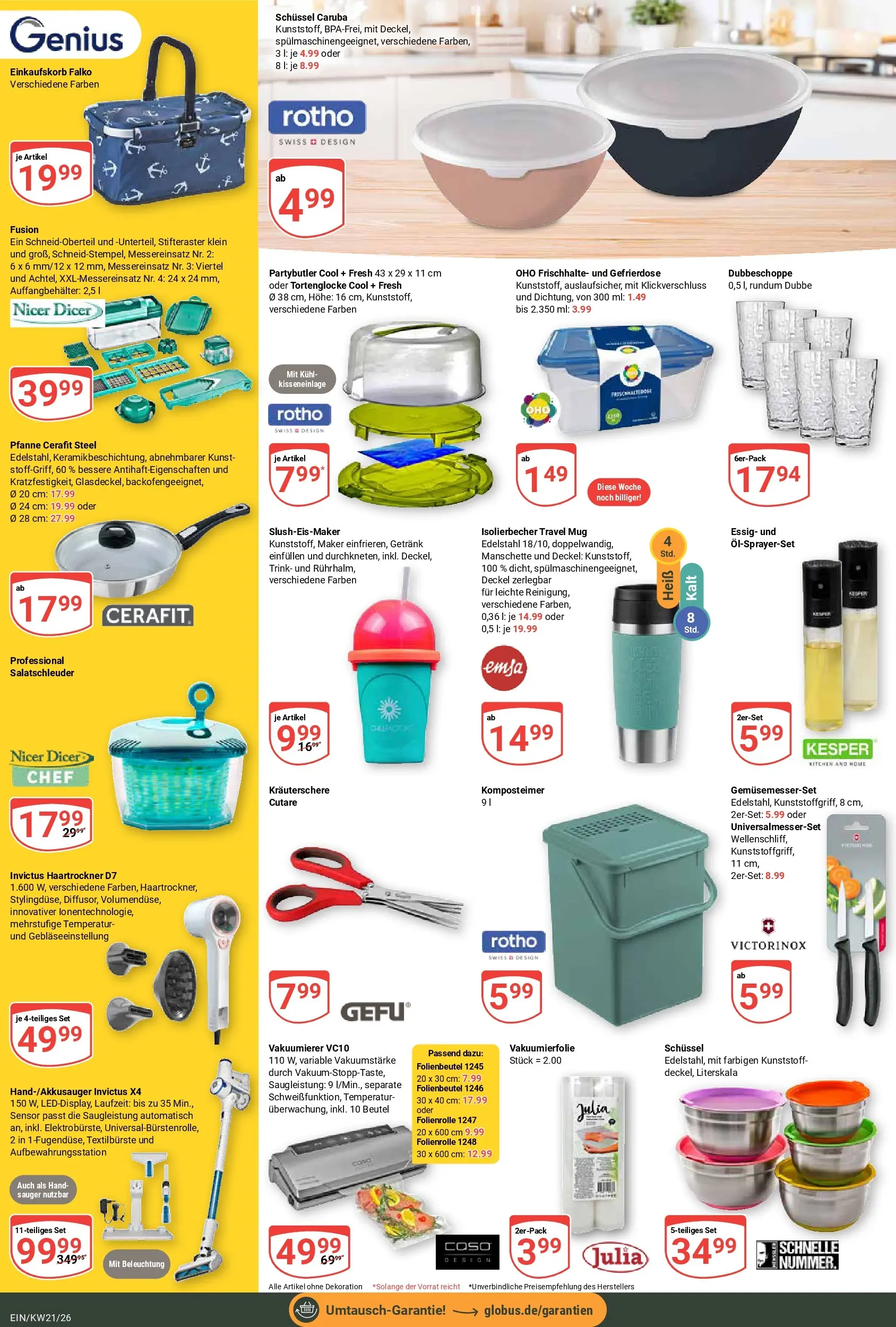Globus Prospekt Homburg-Einöd	 (ab 17.05.2026) » Angebote online | Seite: 25 | Produkte: Haartrockner, Essig, Vakuumierer