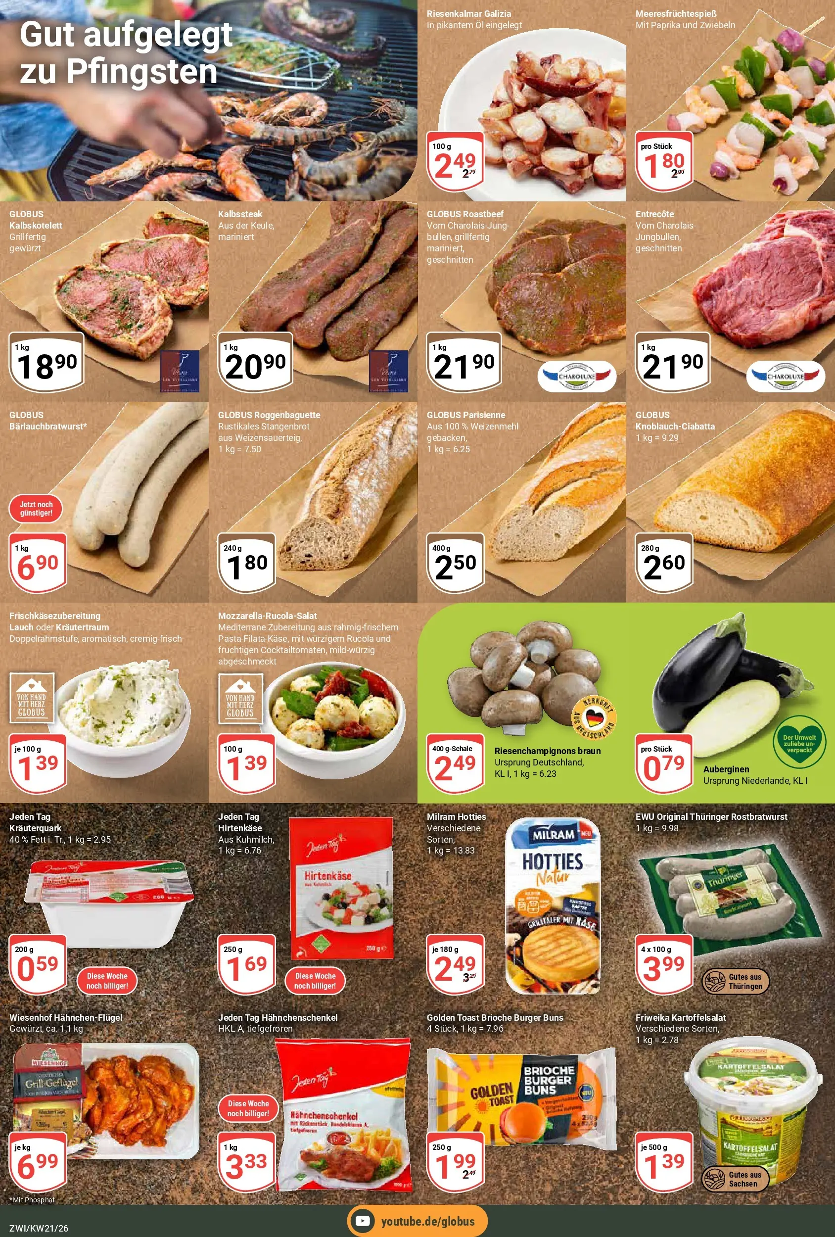 Globus Prospekt Zwickau	 (ab 17.05.2026) » Angebote online | Seite: 24 | Produkte: Toast, Rucola, Weizenmehl, Zwiebeln