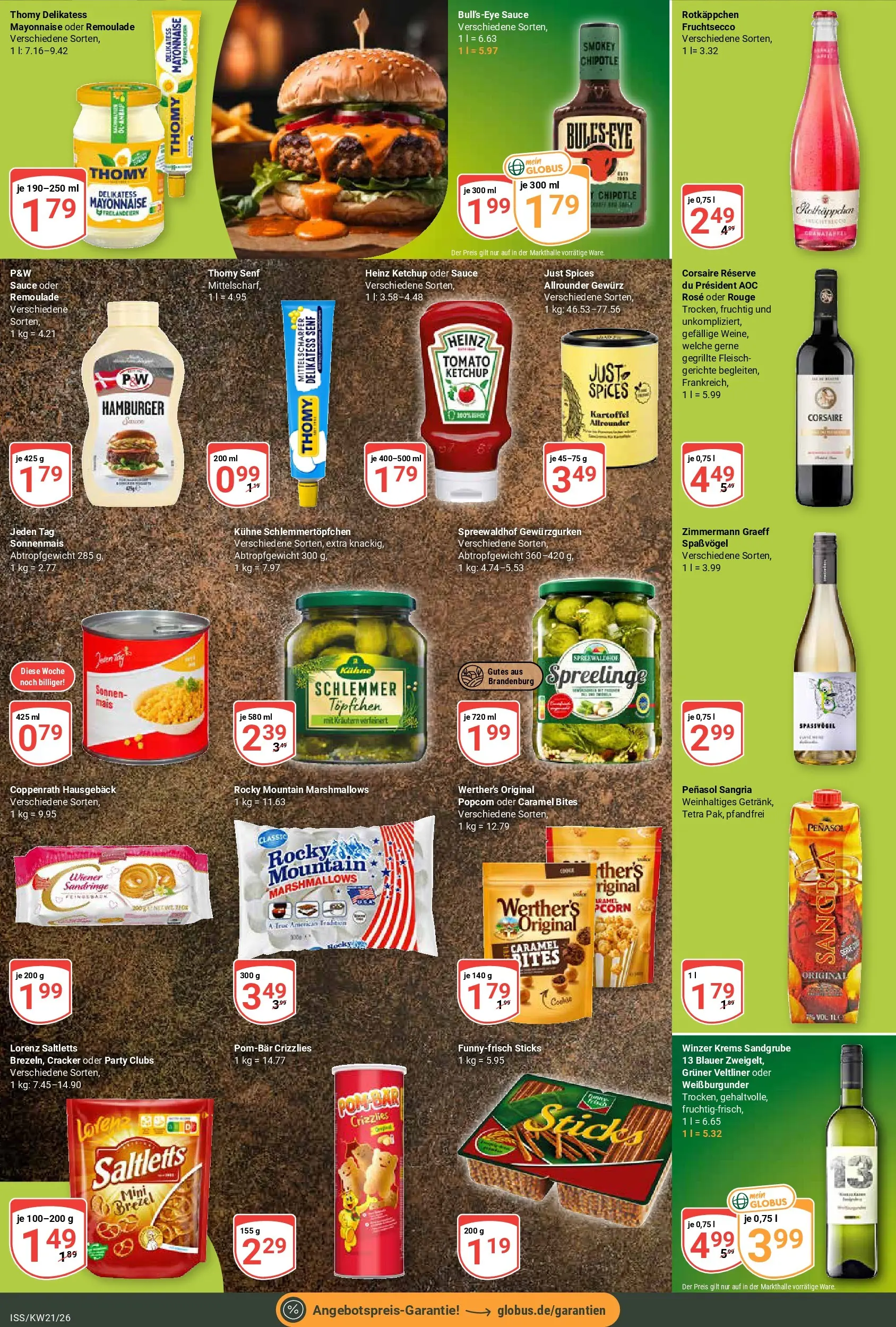 Globus Prospekt Isserstedt	 (ab 17.05.2026) » Angebote online | Seite: 24 | Produkte: Heinz ketchup, Rouge, Mayonnaise, Fleisch
