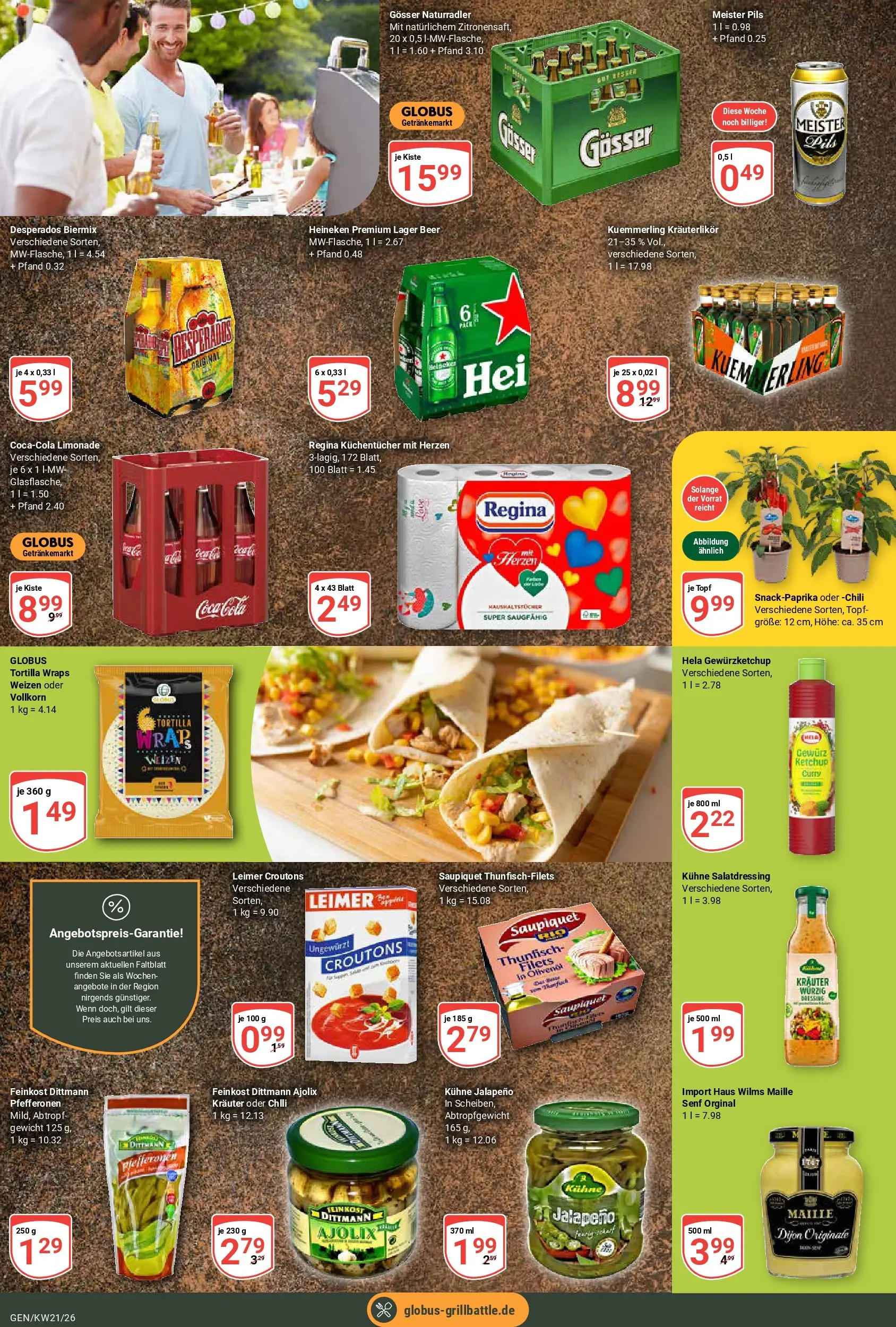 Globus Prospekt Gensingen	 (ab 17.05.2026) » Angebote online | Seite: 27 | Produkte: Thunfisch, Olivenol, Kuemmerling, Ketchup