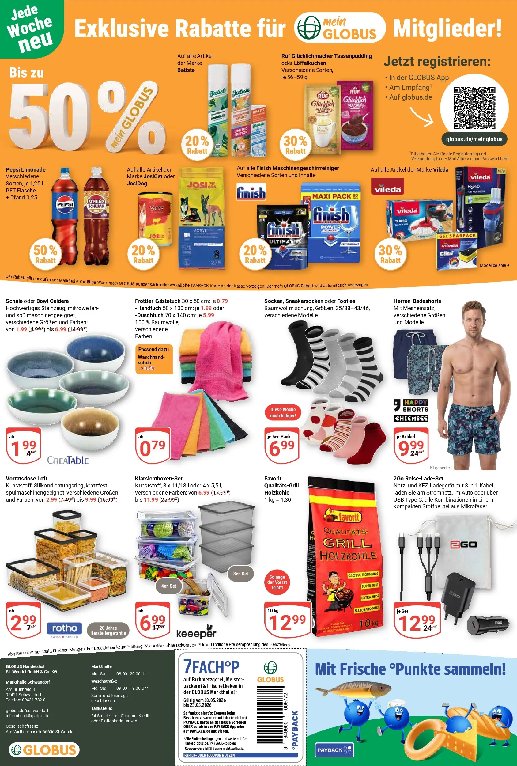 Globus Prospekt Schwandorf	 (ab 17.05.2026) » Angebote online | Seite: 30 | Produkte: Grill, Limonade, Finish, Telefon