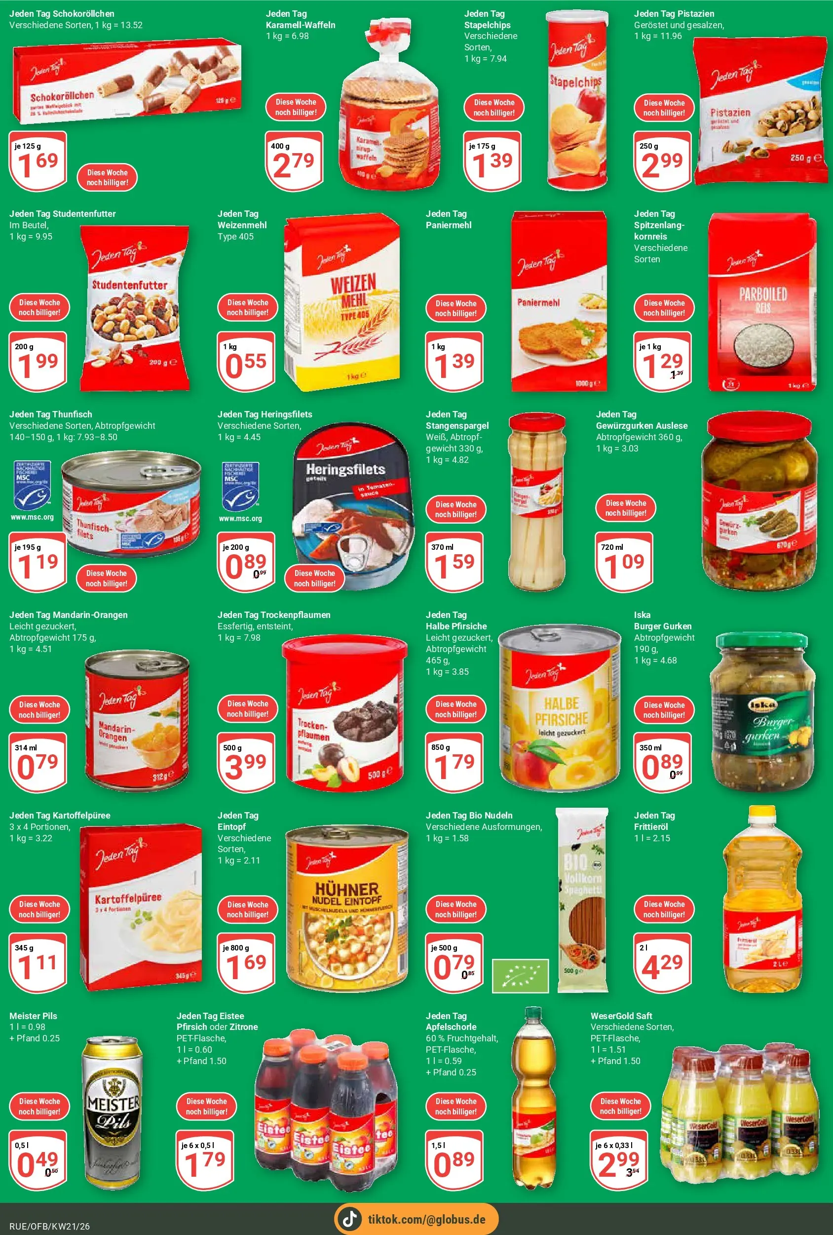 Globus Prospekt Rüsselsheim	 (ab 17.05.2026) » Angebote online | Seite: 5 | Produkte: Burger, Zitrone, Pfirsich, Saft