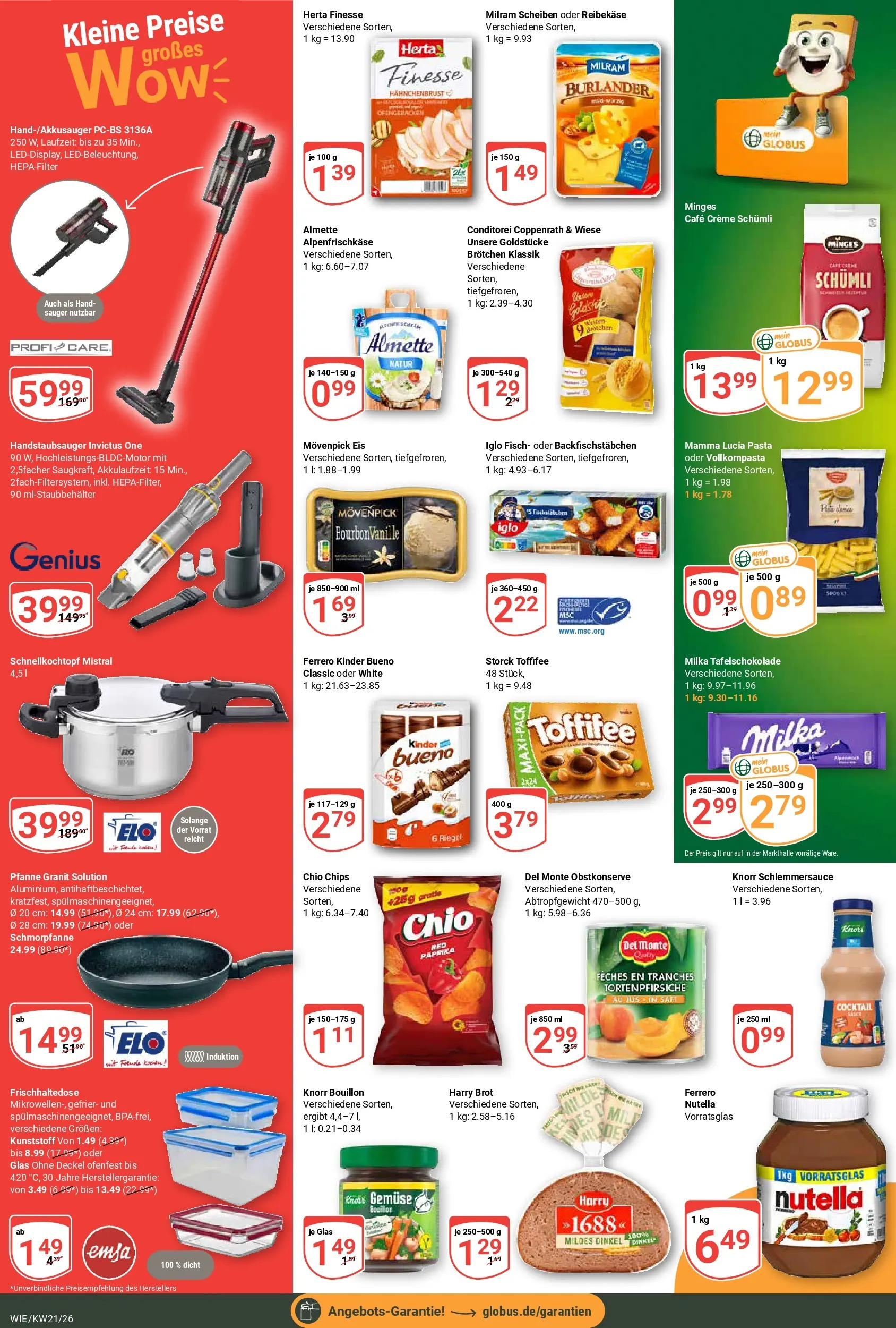 Globus Prospekt Waghäusel	 (ab 17.05.2026) » Angebote online | Seite: 2 | Produkte: Almette, Creme, Fischstabchen, Toffifee
