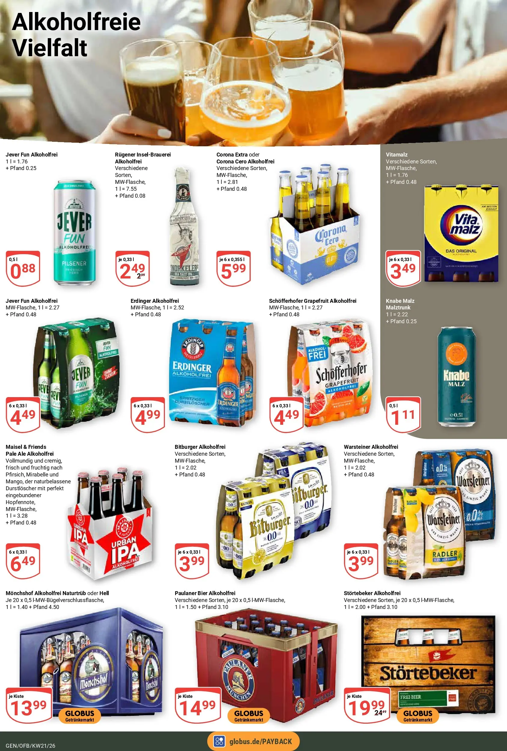 Globus Prospekt Gensingen	 (ab 17.05.2026) » Angebote online | Seite: 29 | Produkte: Bier, Pils, Warsteiner, Paulaner