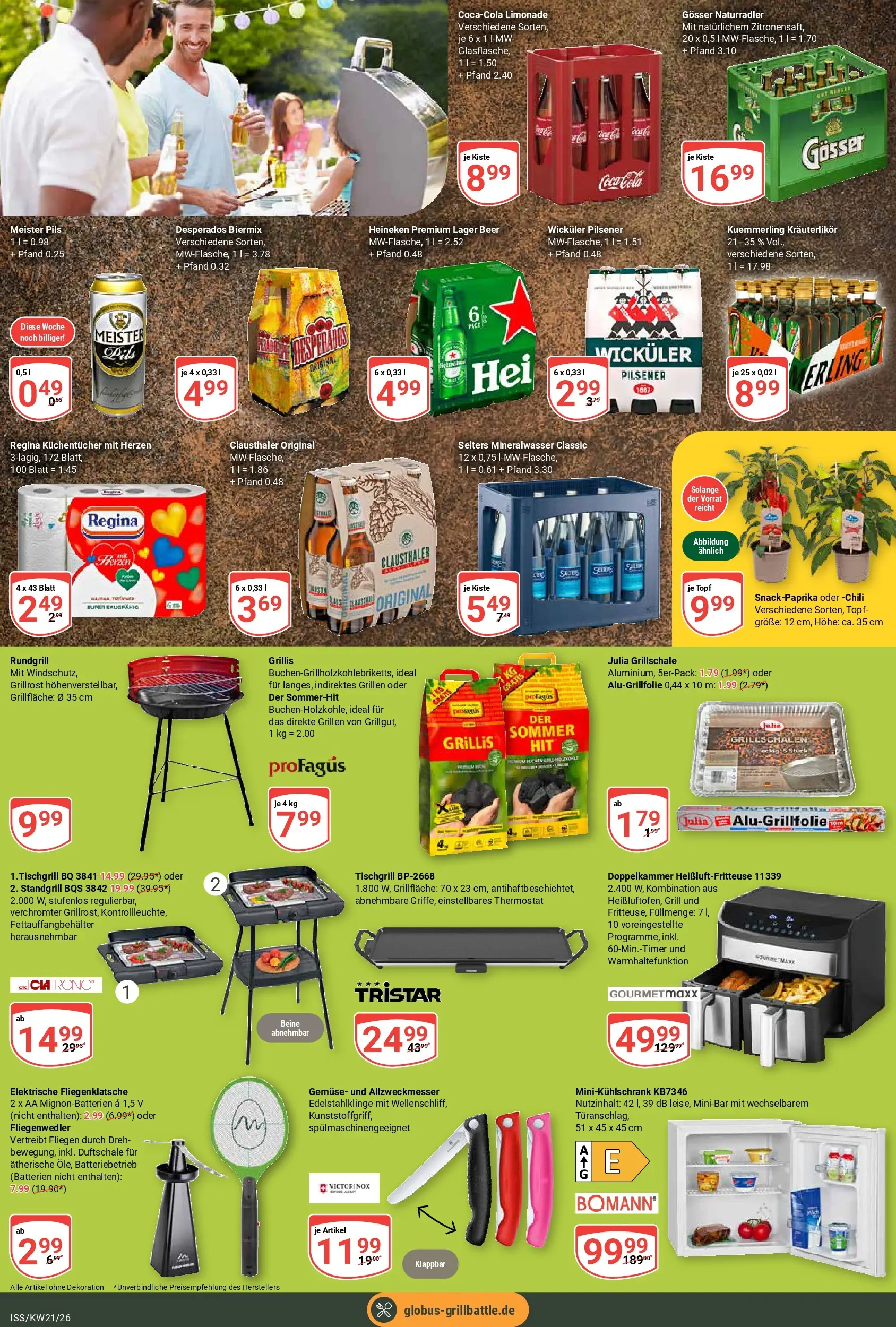 Globus Prospekt Isserstedt	 (ab 17.05.2026) » Angebote online | Seite: 27 | Produkte: Grill, Batterien, Pils, Limonade