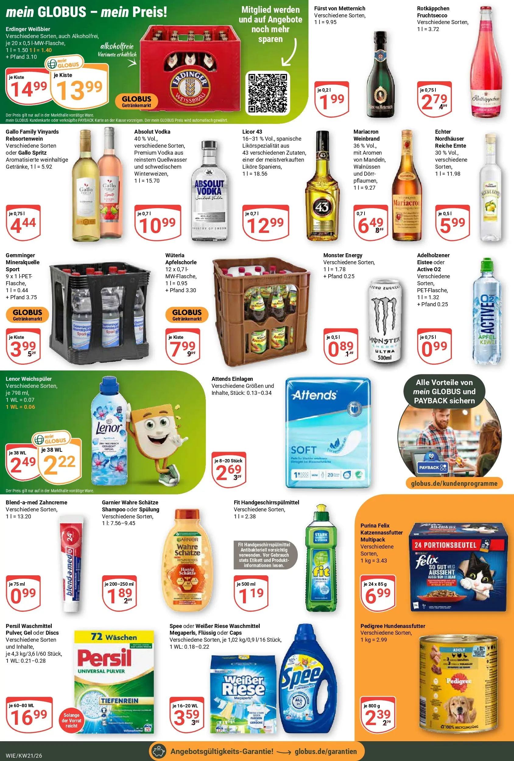 Globus Prospekt Waghäusel	 (ab 17.05.2026) » Angebote online | Seite: 3 | Produkte: Lenor, Erdinger, Shampoo, Spee