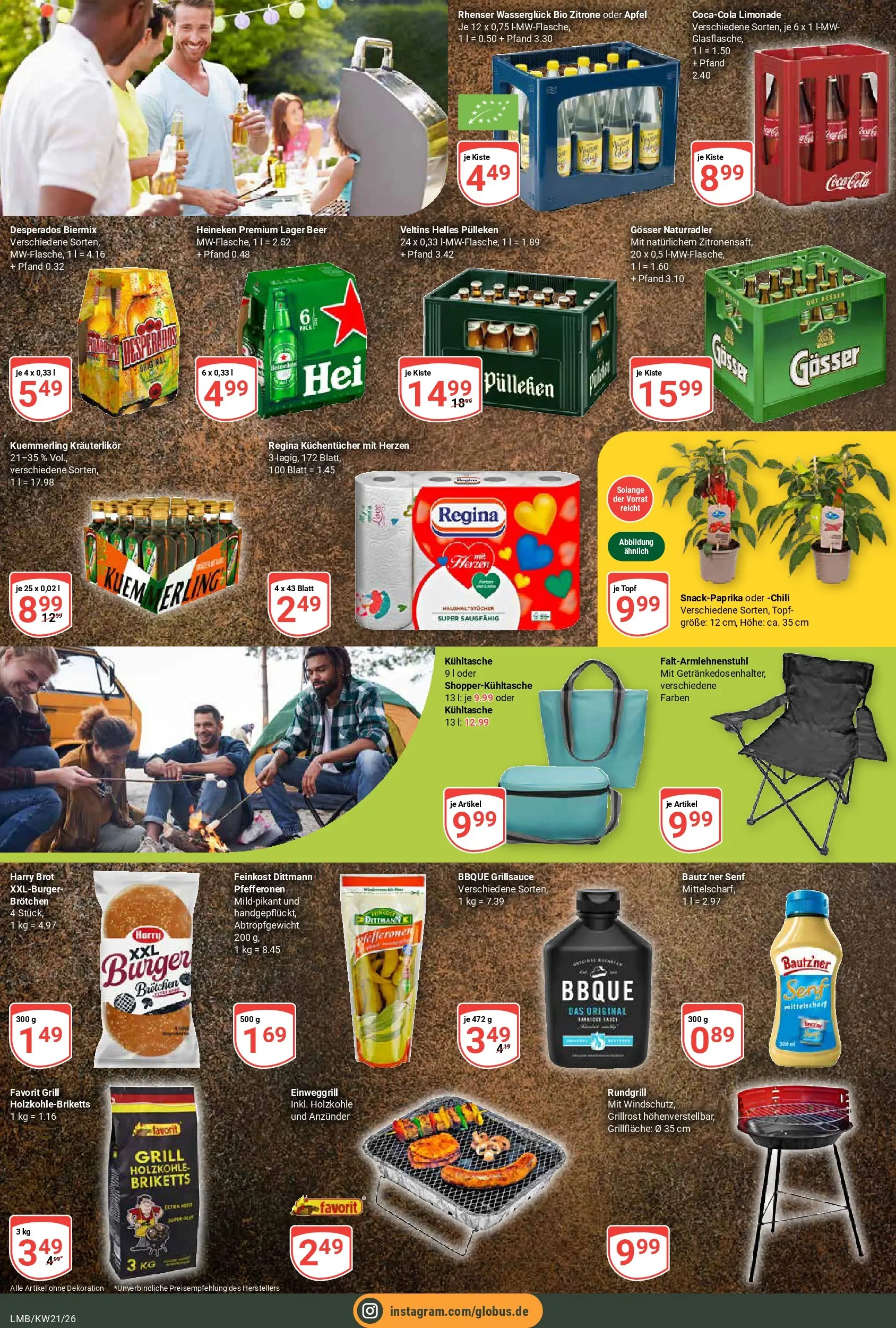 Globus Prospekt Limburg	 (ab 17.05.2026) » Angebote online | Seite: 25 | Produkte: Grill, Burger, Äpfel, Veltins