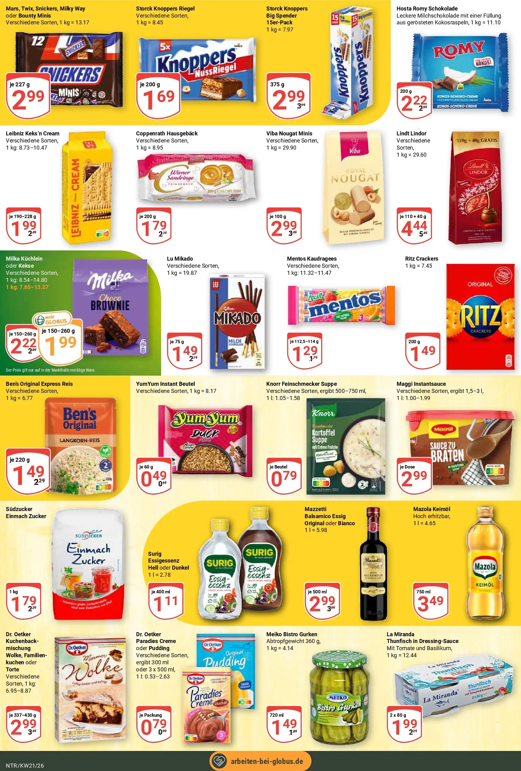 Globus Prospekt Neutraubling	 (ab 17.05.2026) » Angebote online | Seite: 14 | Produkte: Milch, Schokolade, Balsamico, Kekse