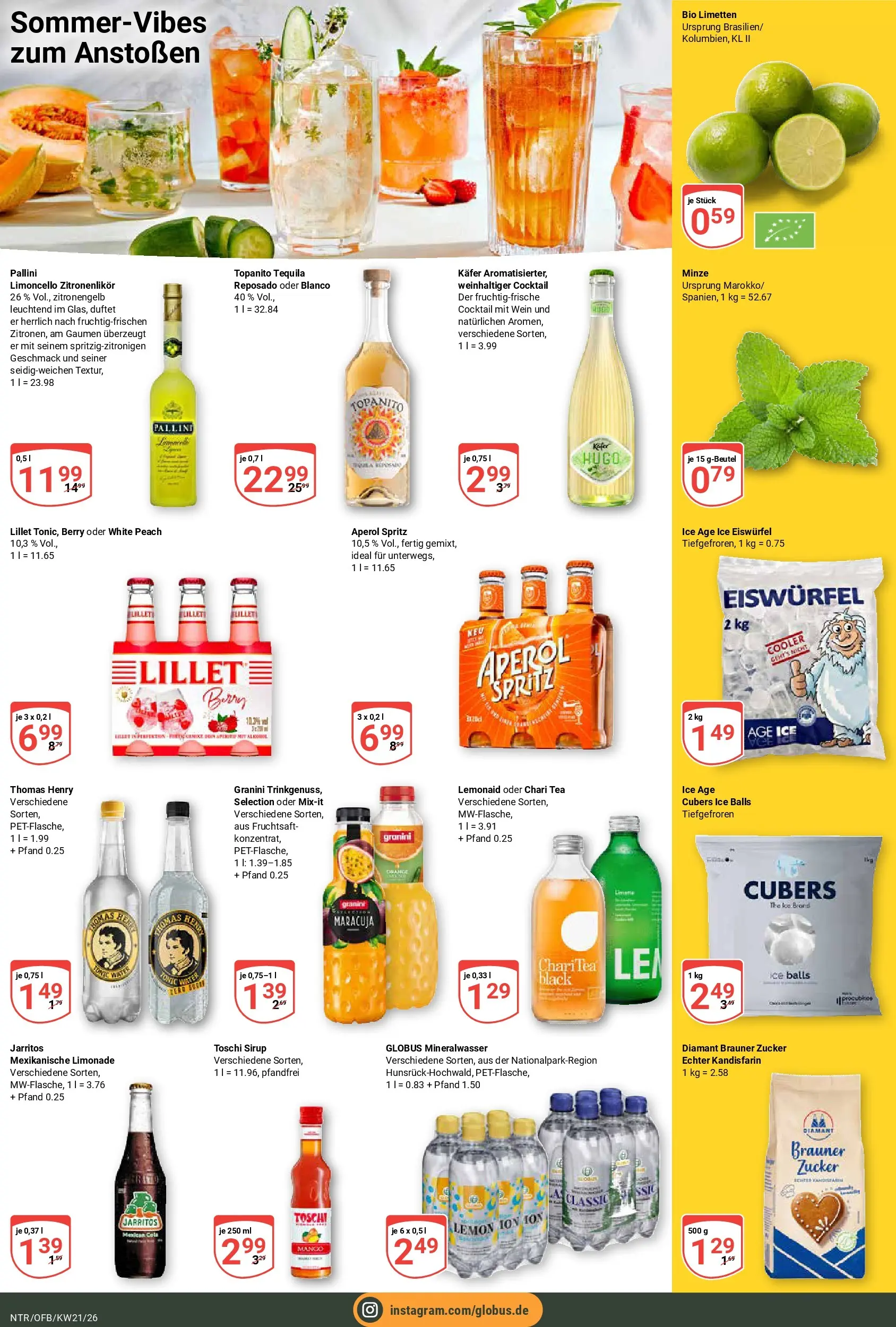 Globus Prospekt Neutraubling	 (ab 17.05.2026) » Angebote online | Seite: 17 | Produkte: Sirup, Mineralwasser, Zucker, Fruchtsaft